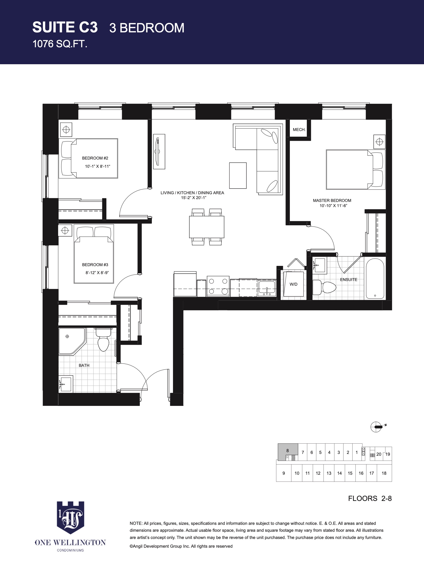 Suite C3 floor plan