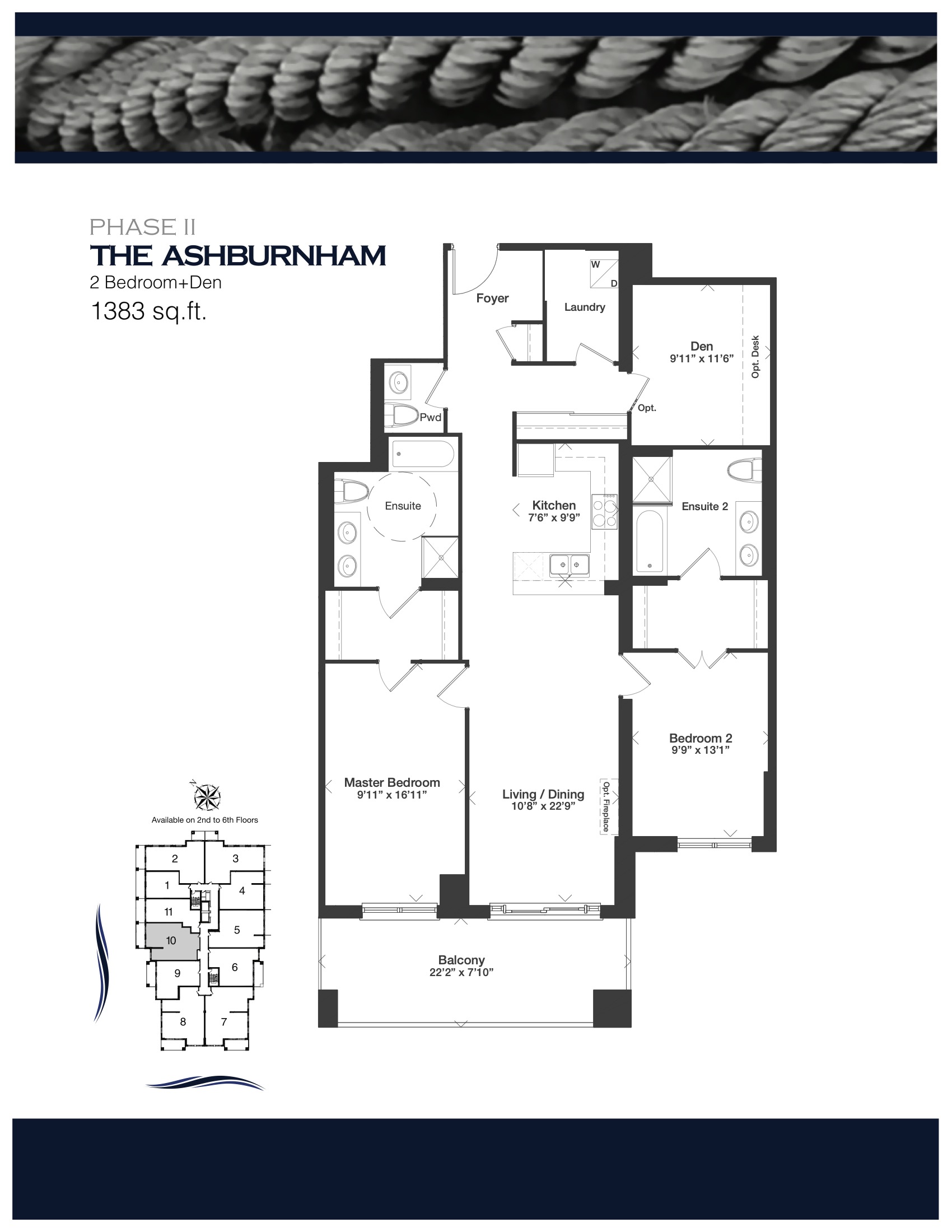 The Ashburnham floor plan