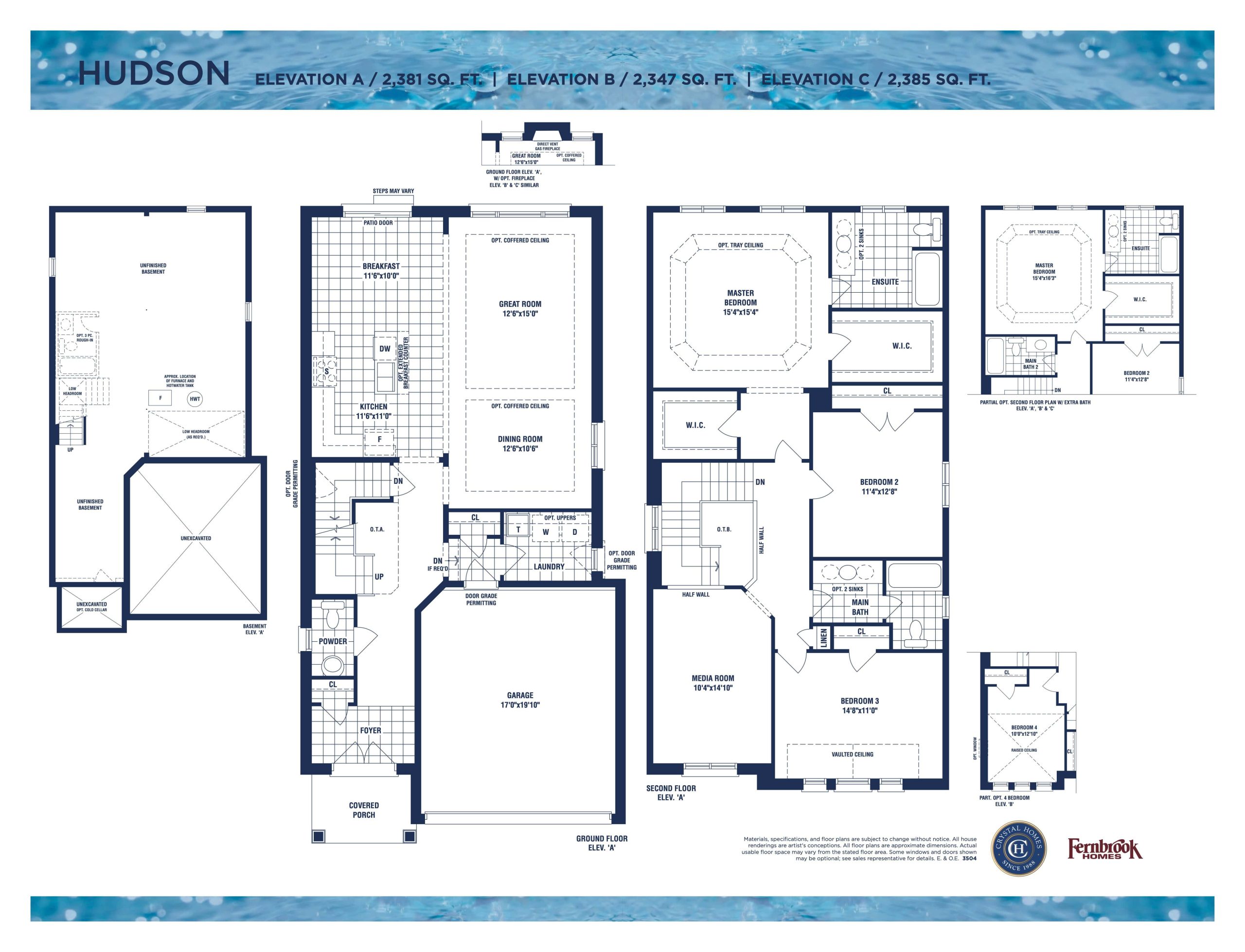 Hudson floor plan