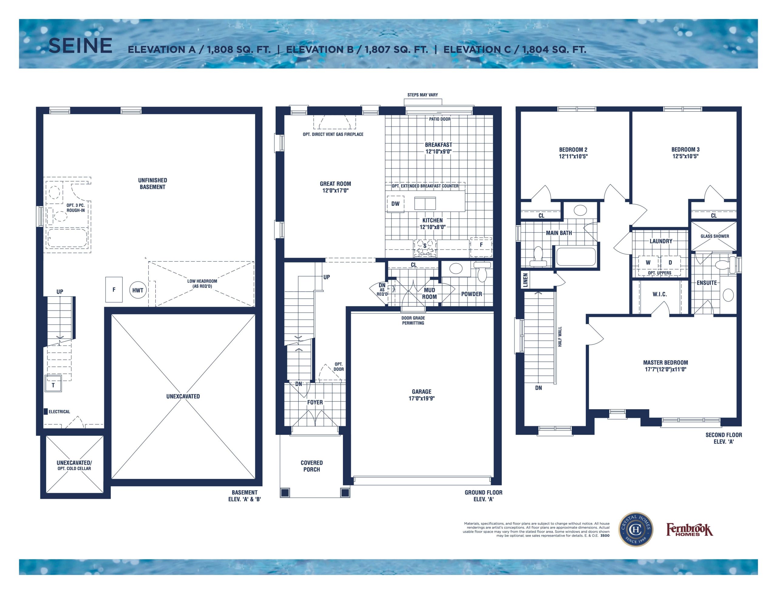 Seine floor plan