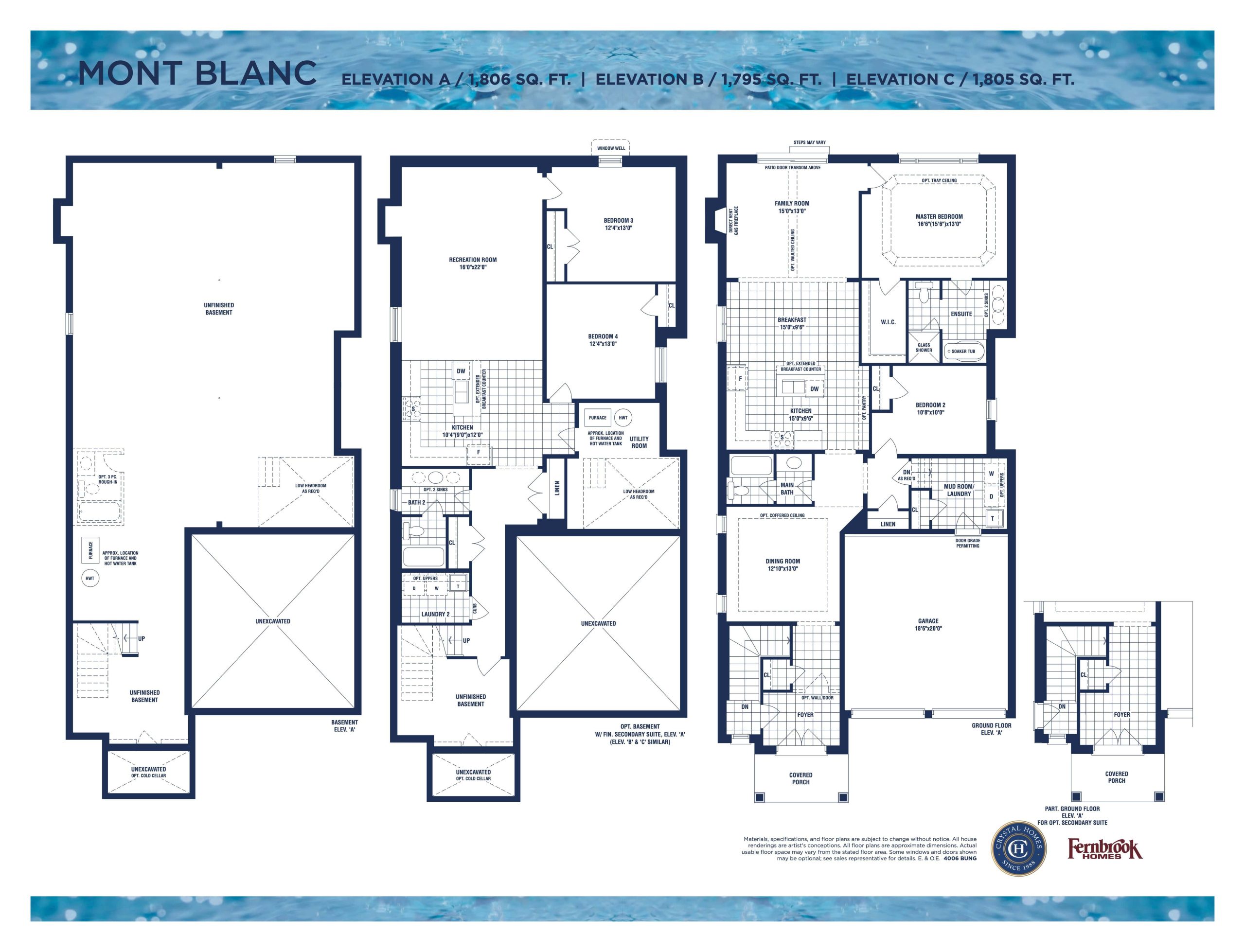 Mont Blanc floor plan