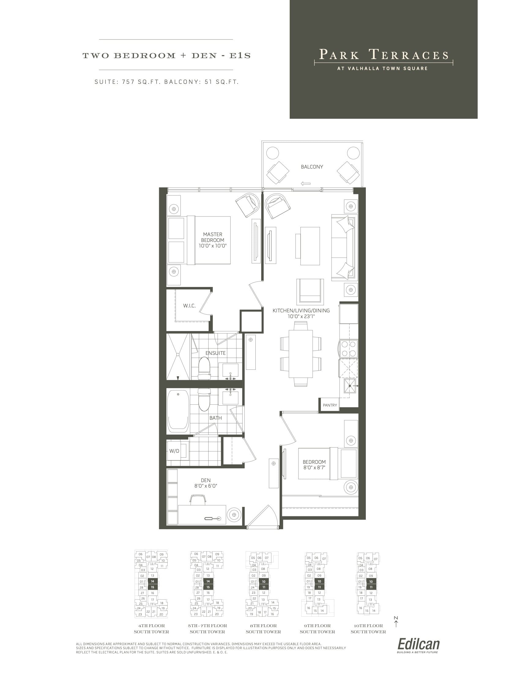 E1S floor plan