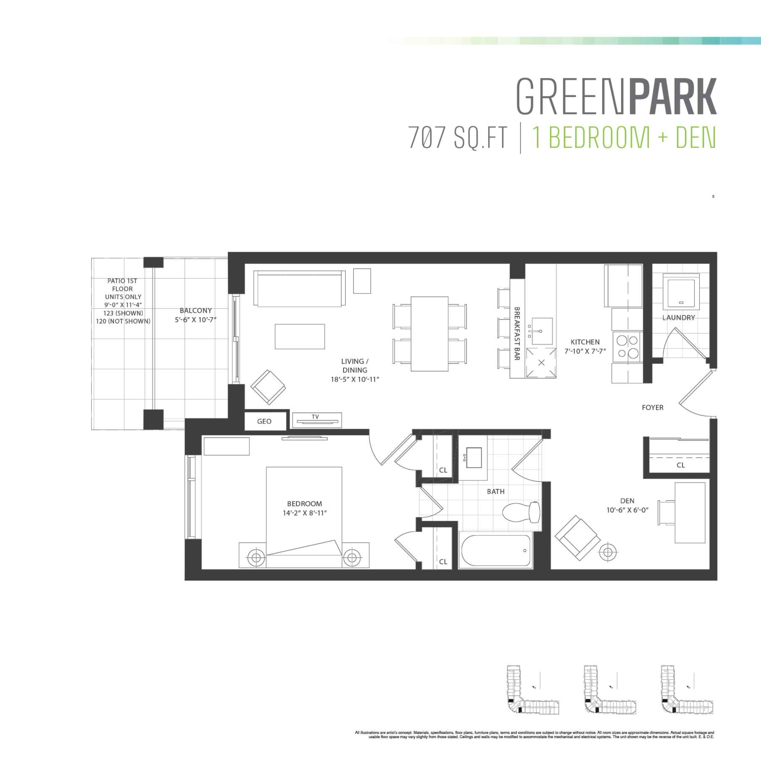 Green Park floor plan