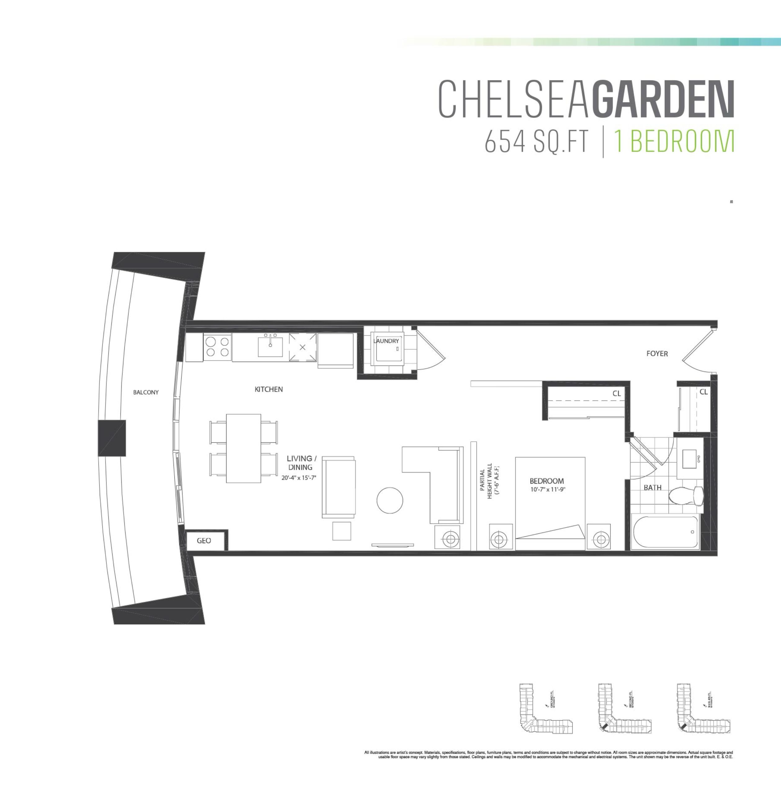 Chelsea Garden floor plan