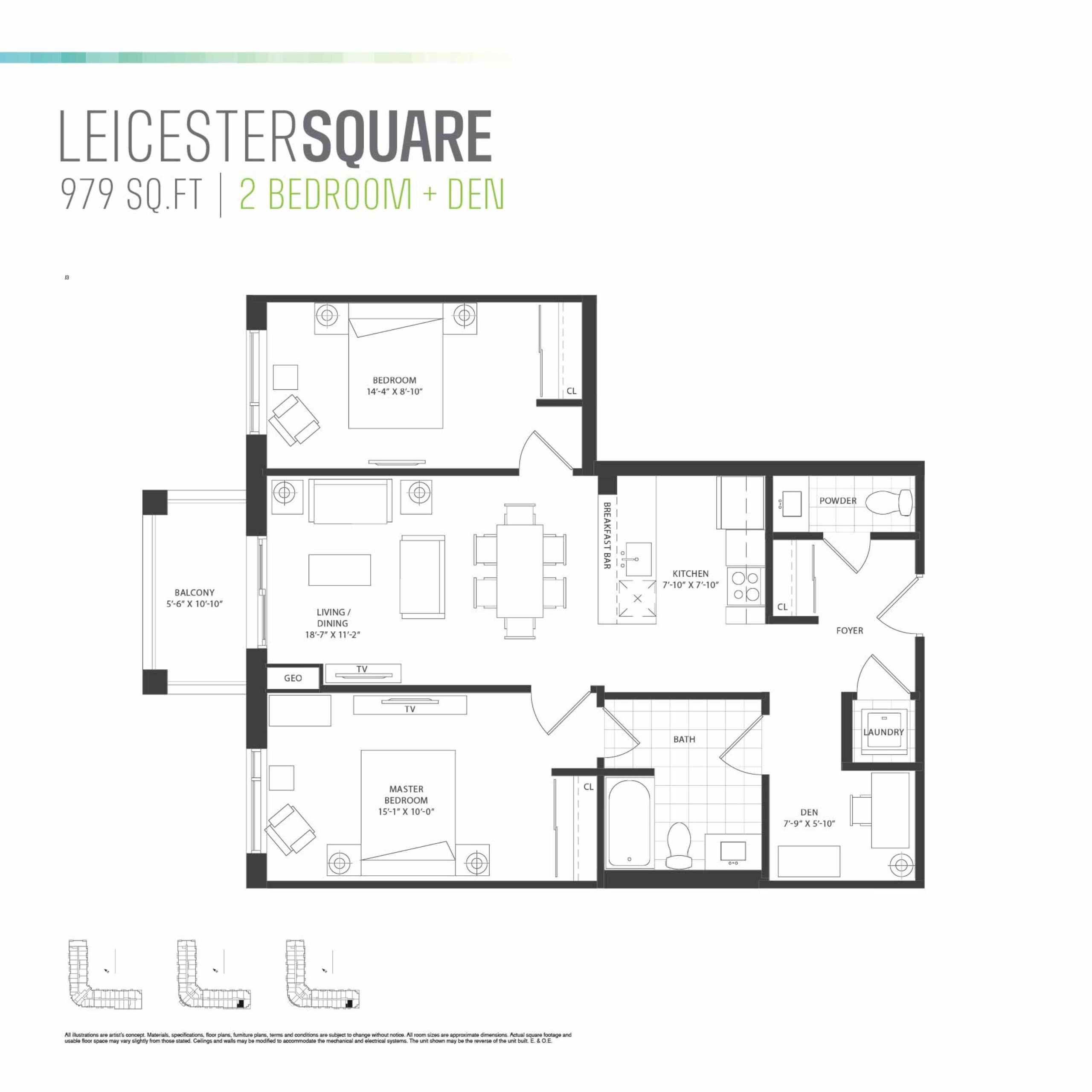 Leicester Square floor plan