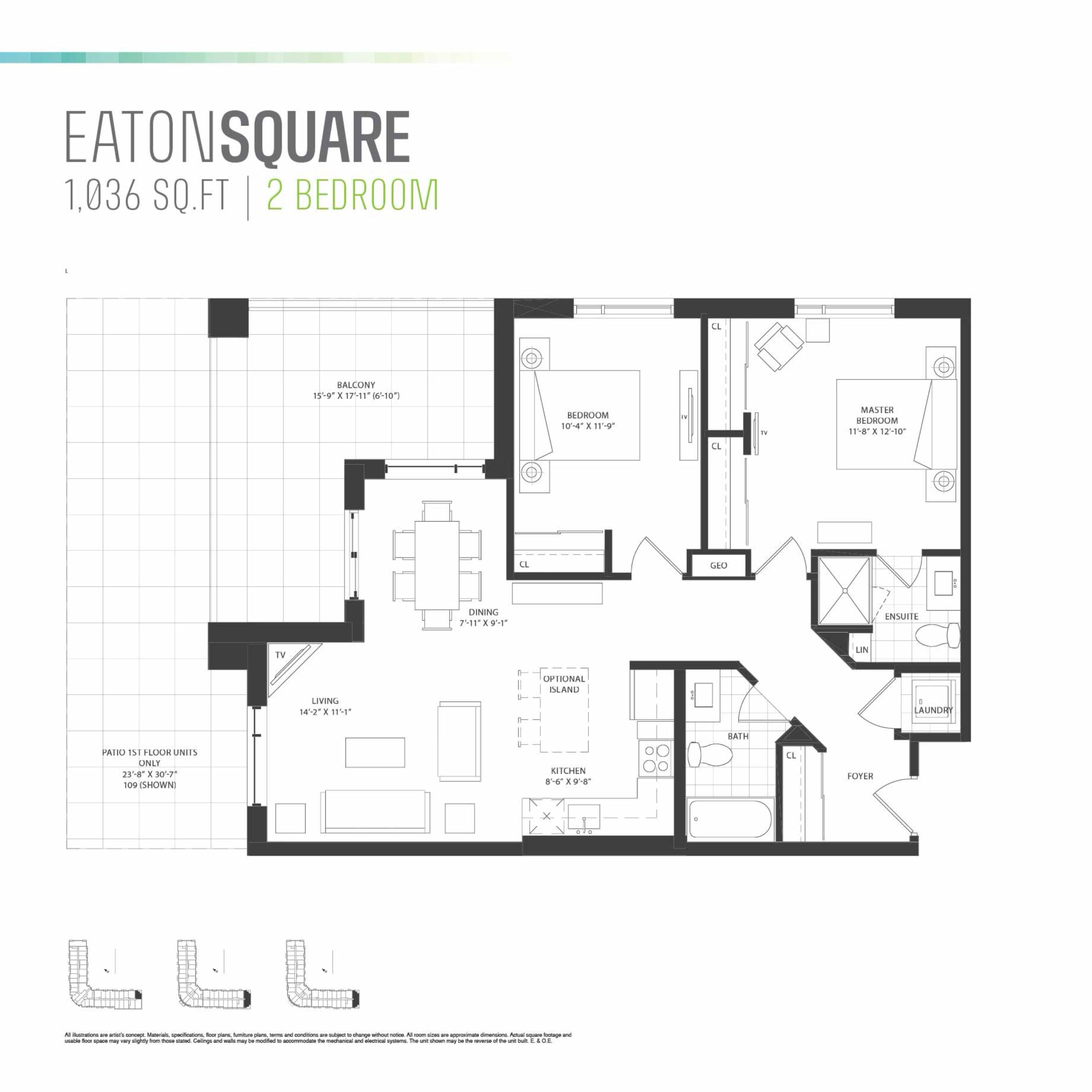 Eaton Square floor plan