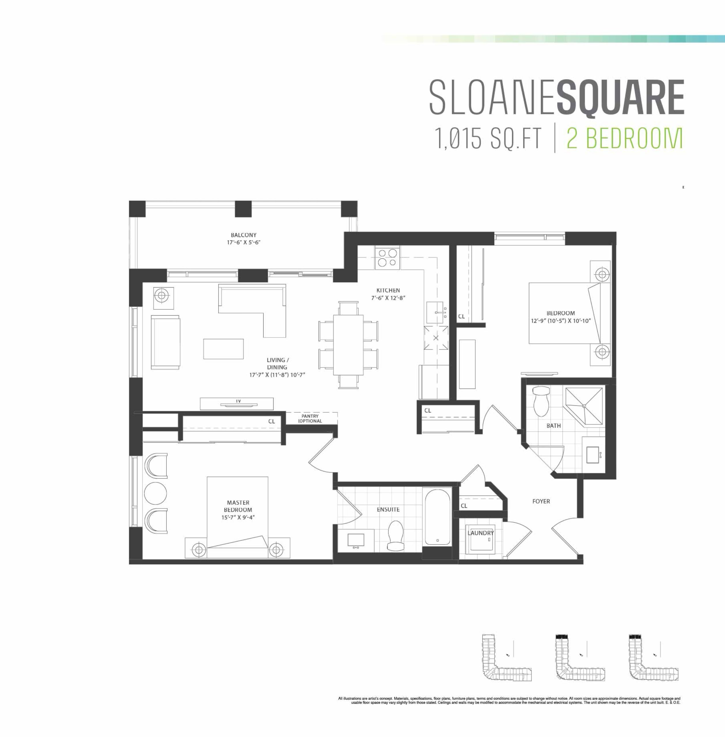 Sloane Square floor plan