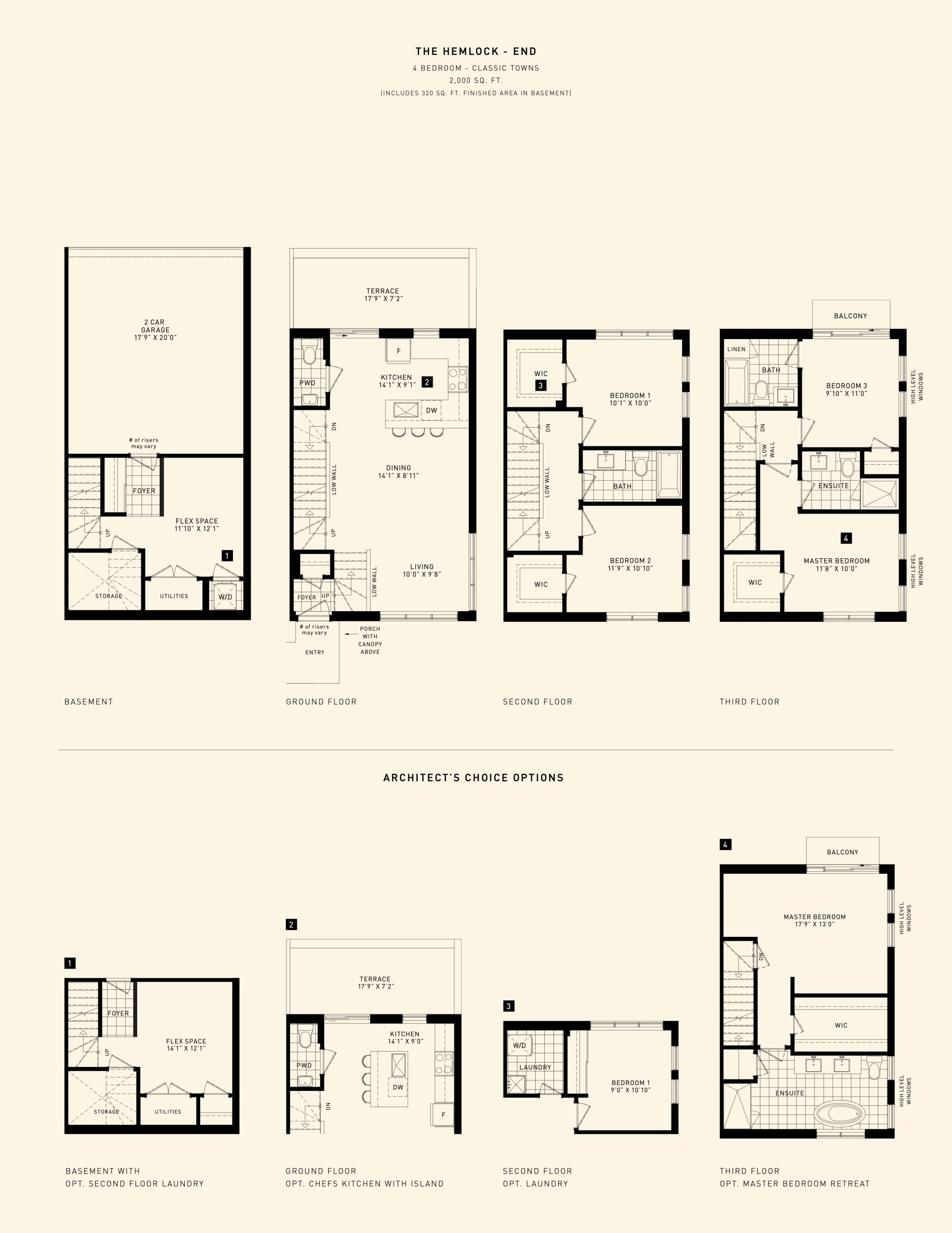 The Hemlock End floor plan