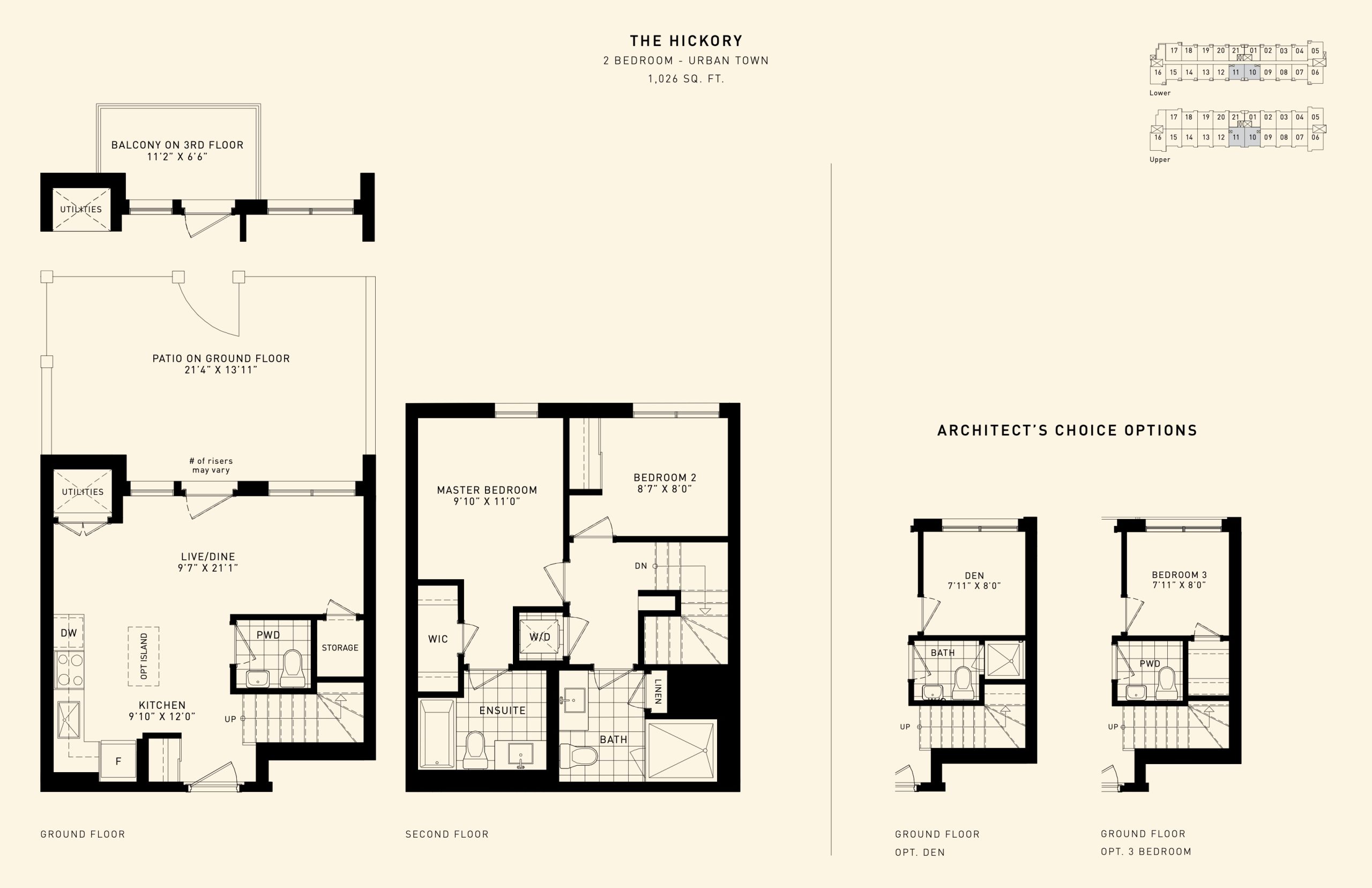 The Hickory floor plan