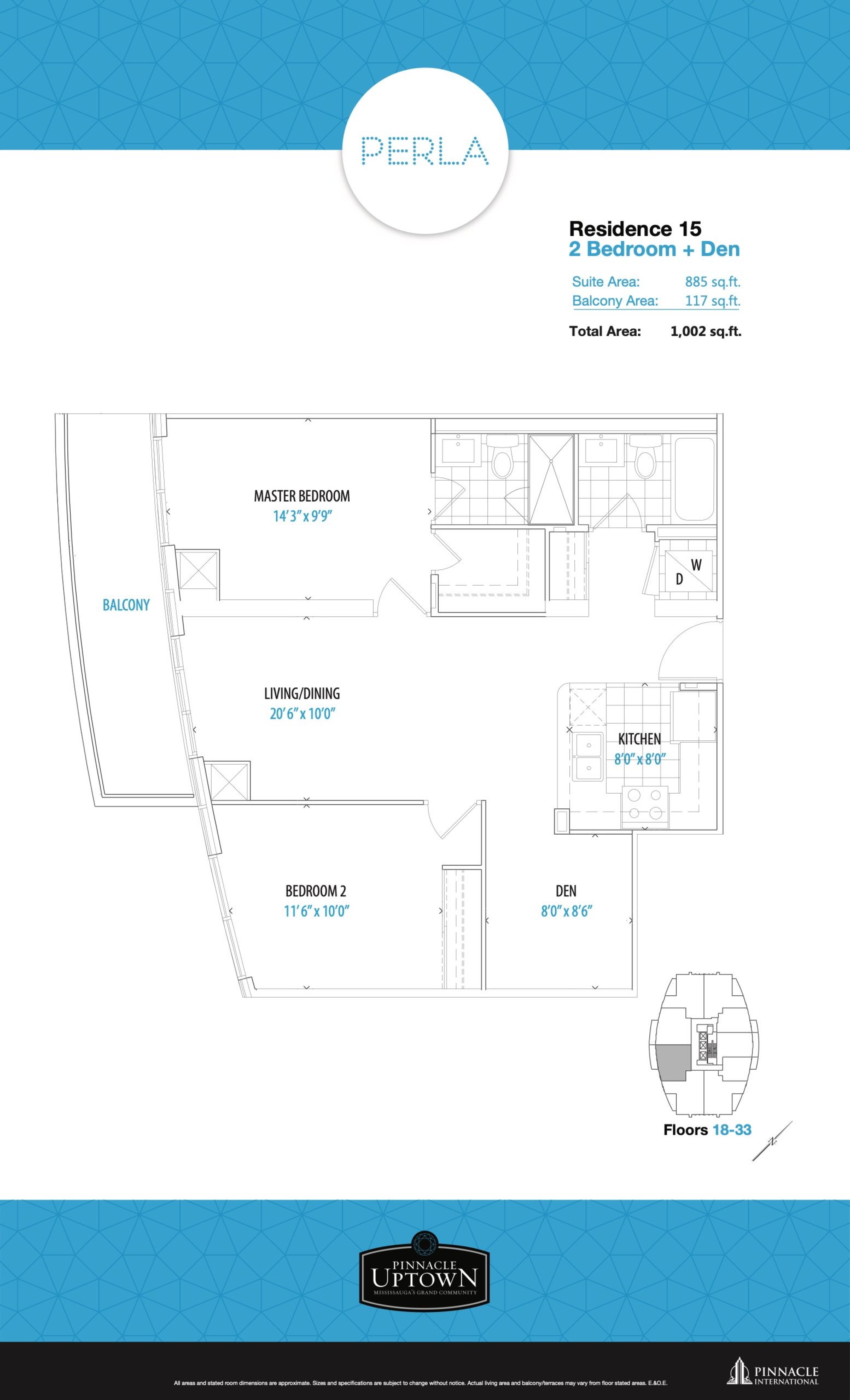 Residence 15 floor plan