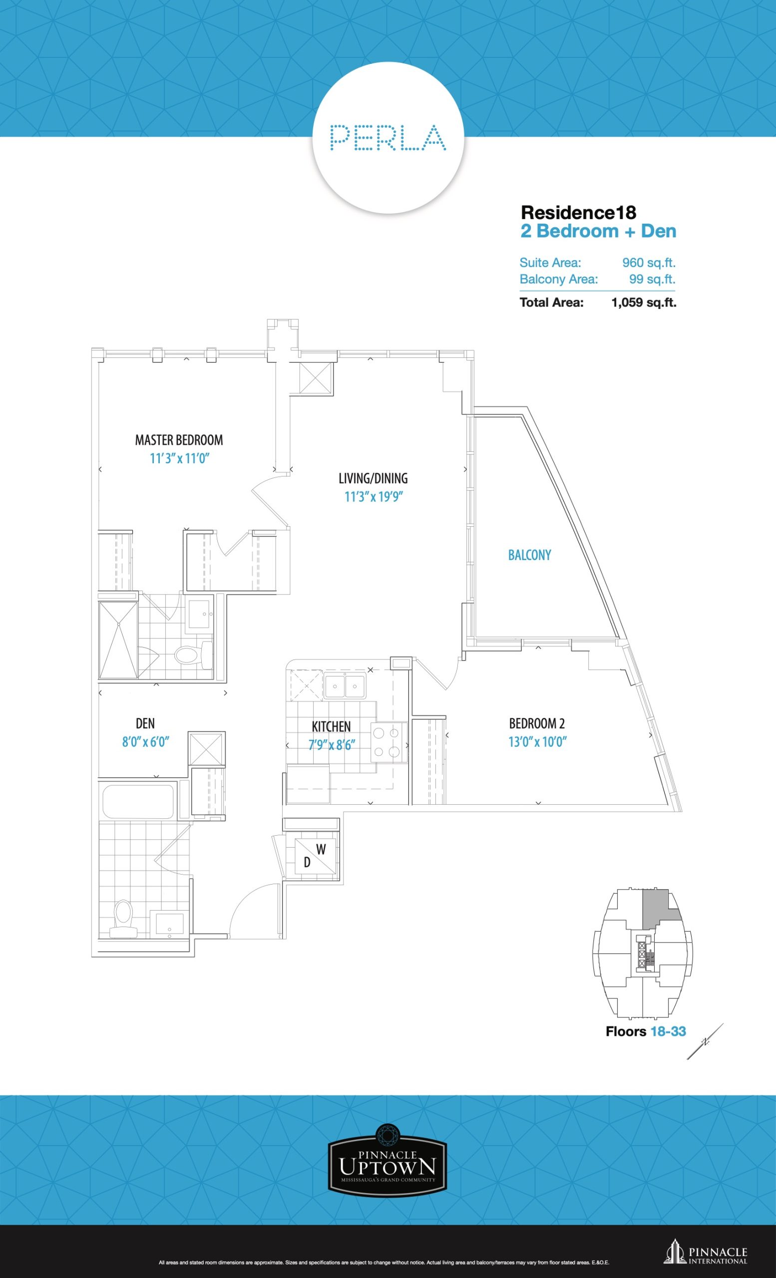 Residence 18 floor plan