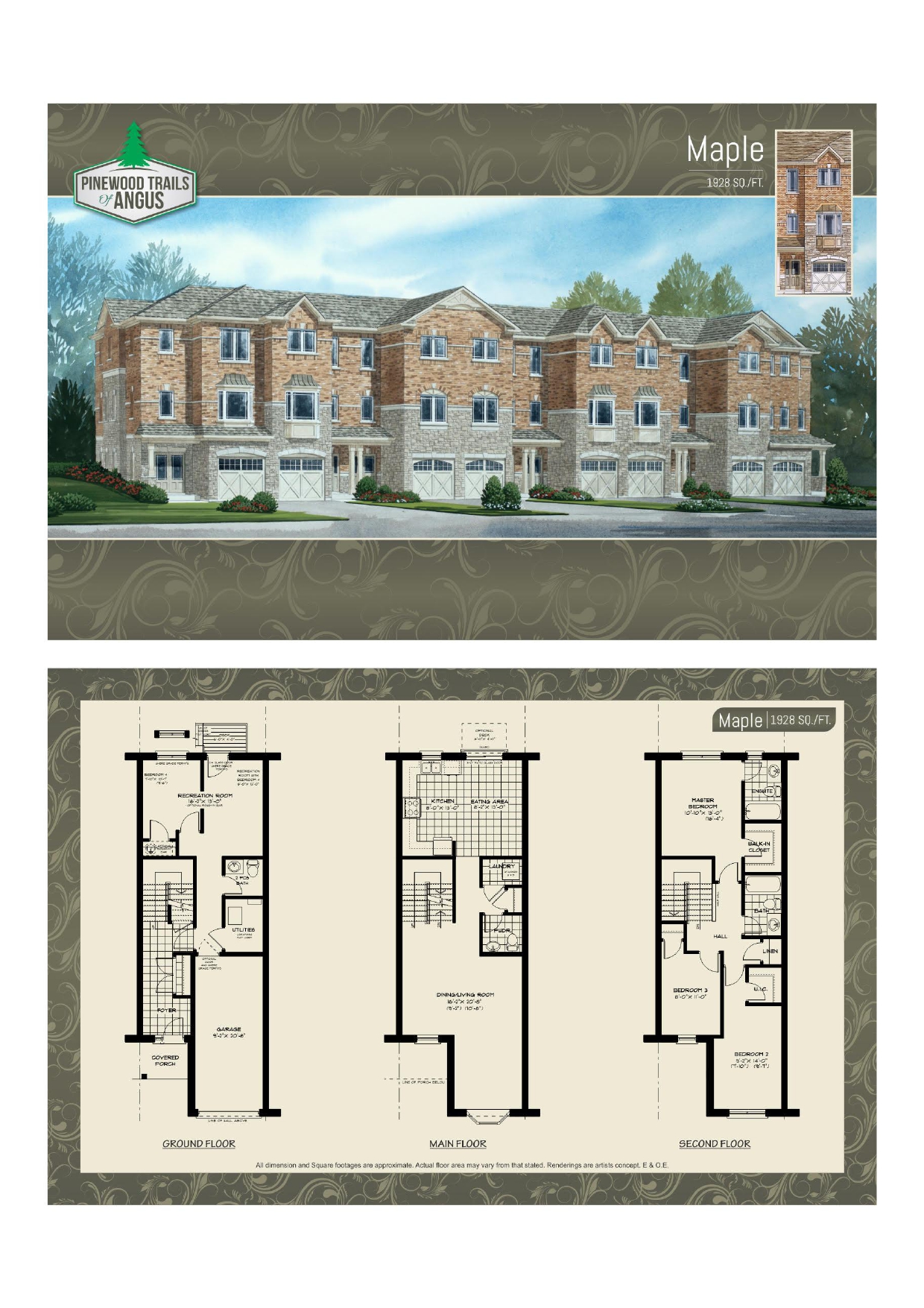 Maple floor plan