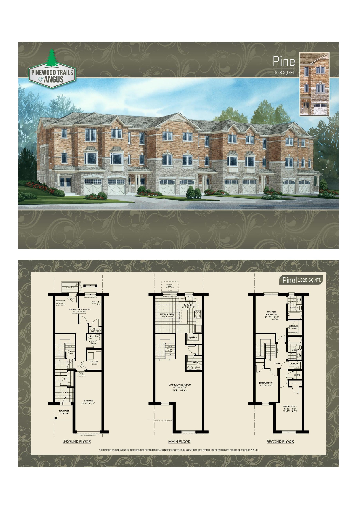 Pine floor plan