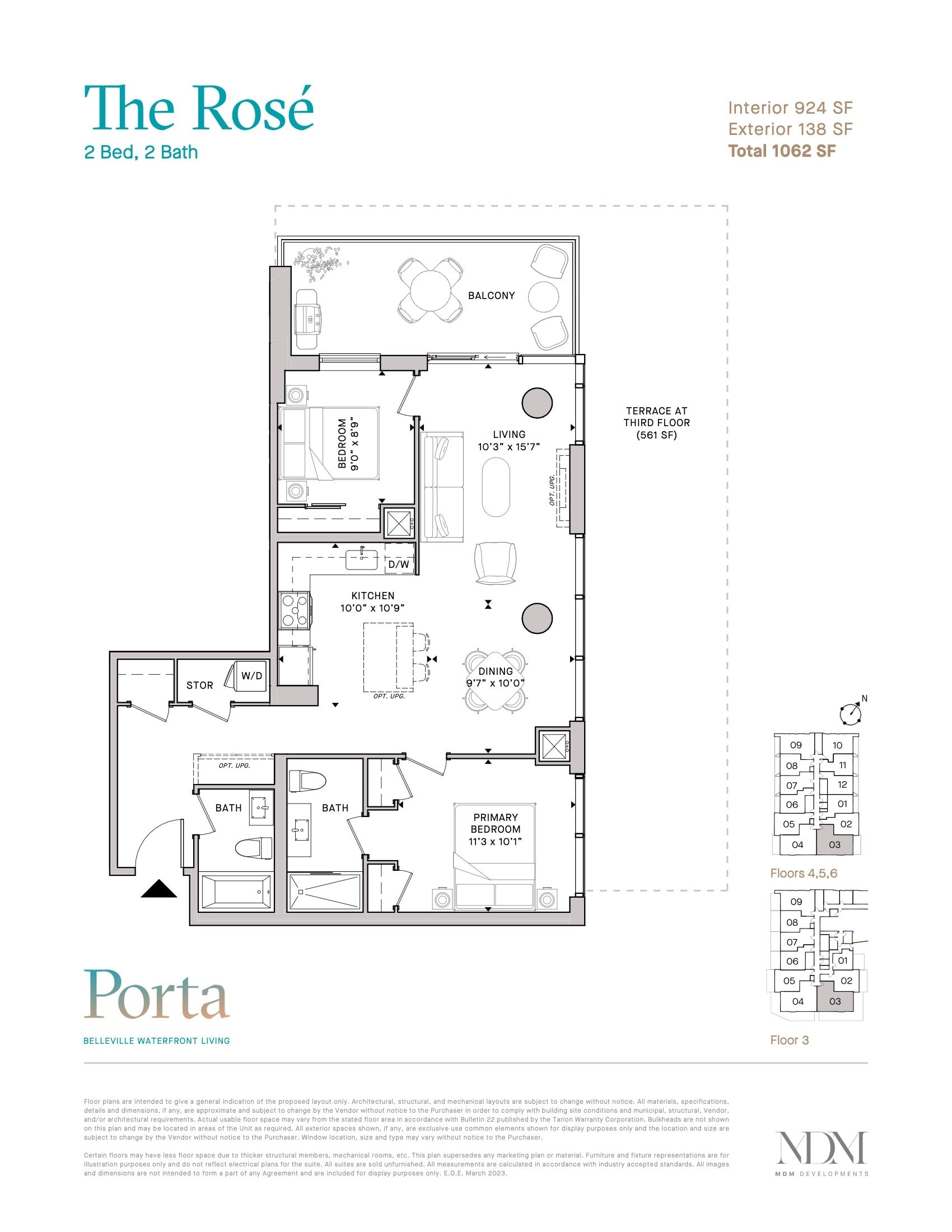 The Rose floor plan