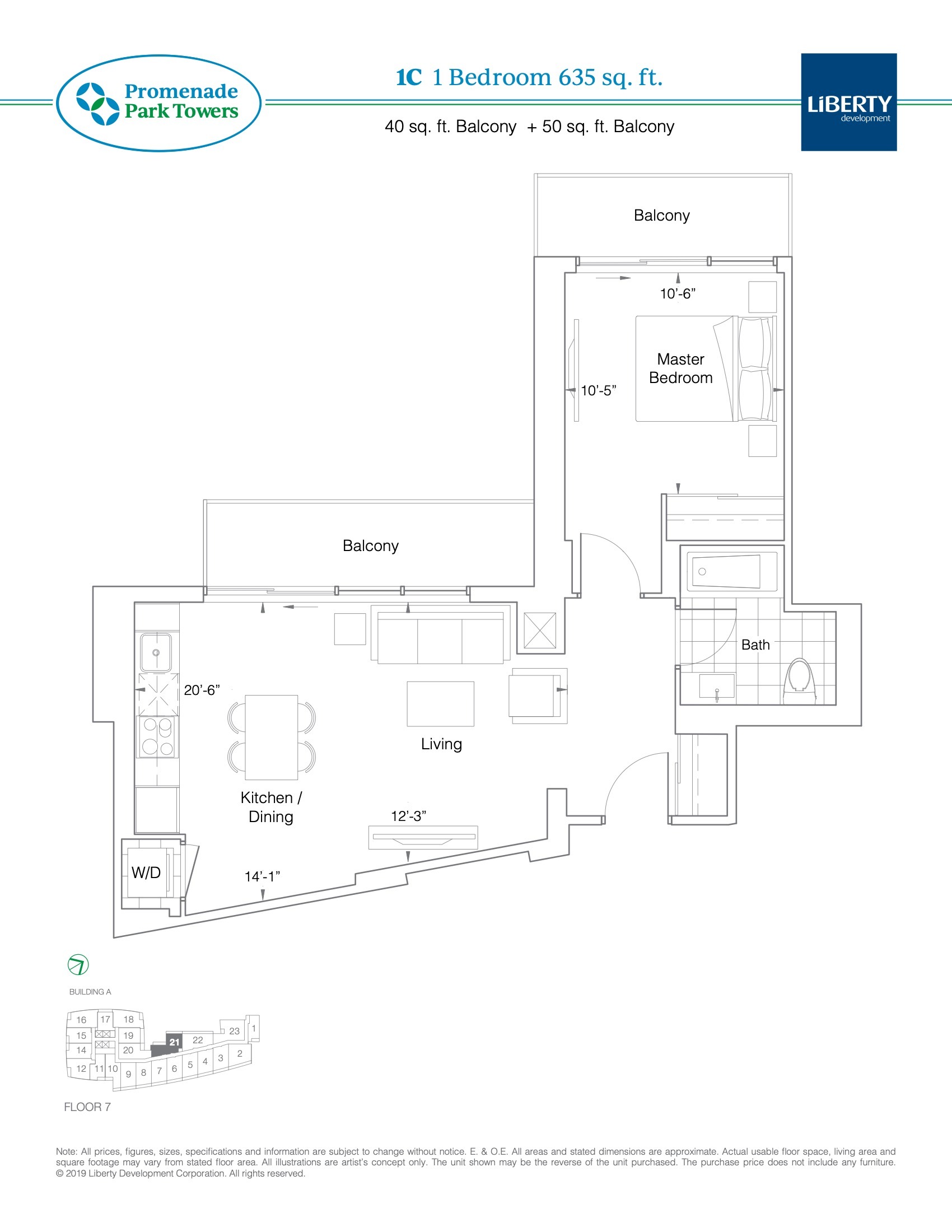 1C floor plan