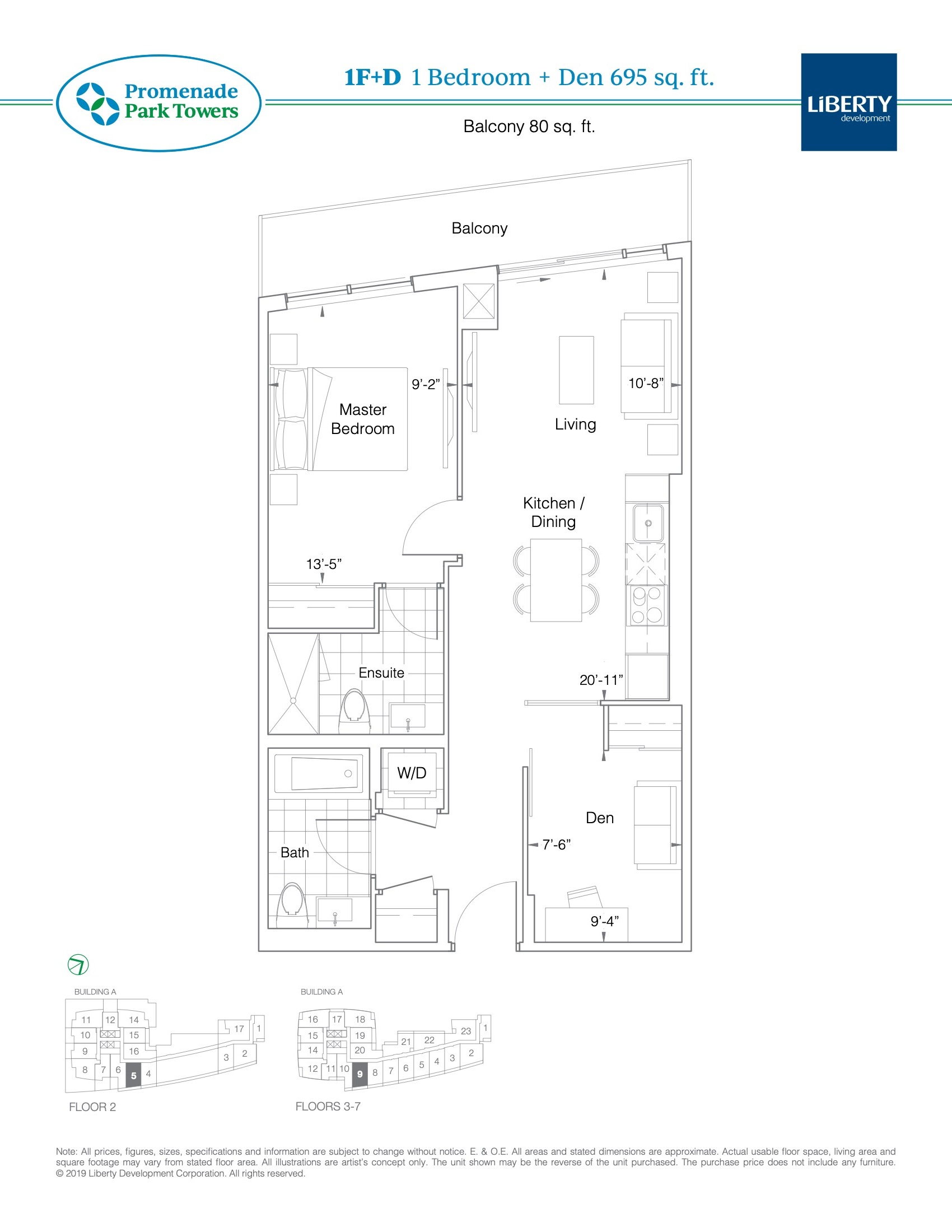 1F+D floor plan