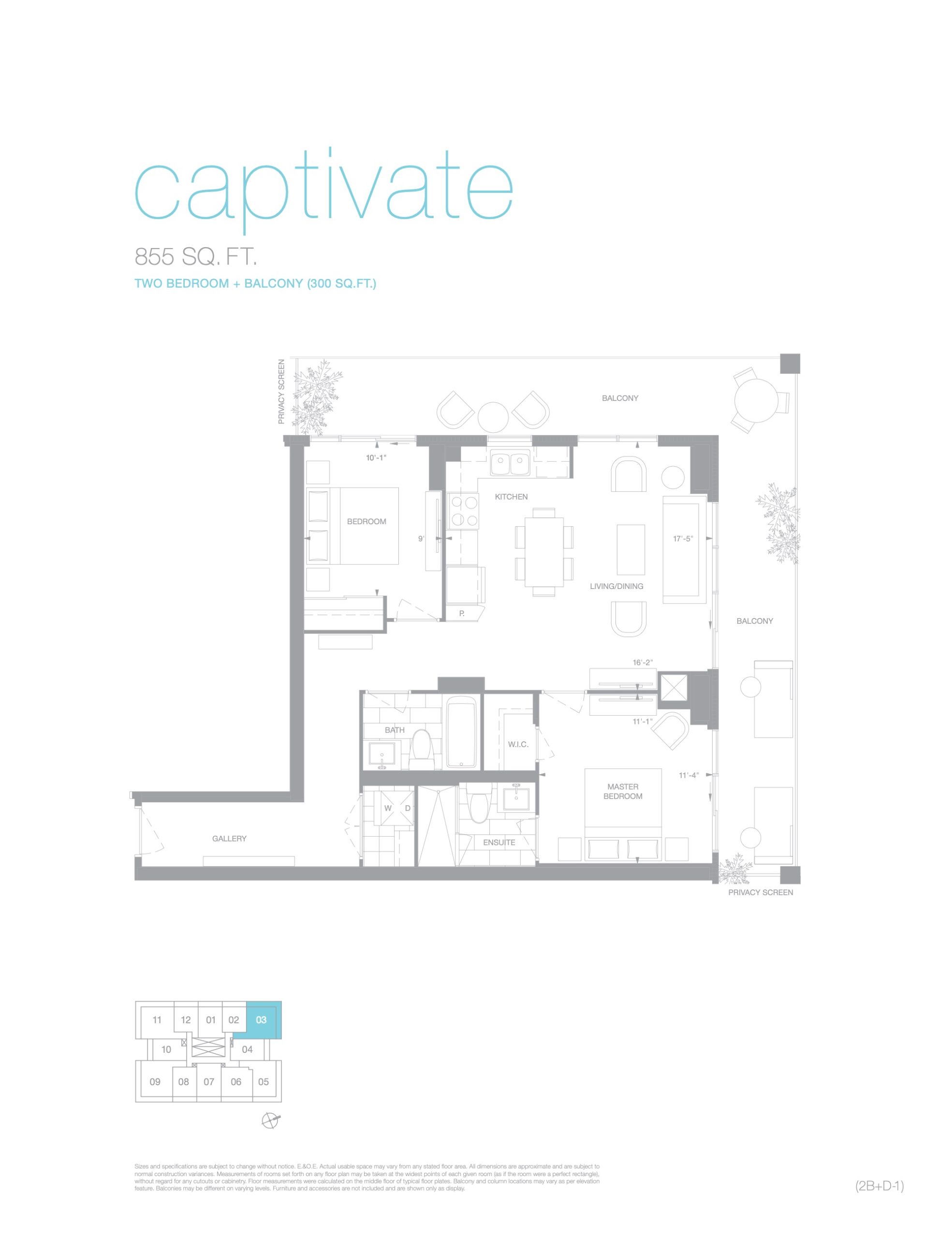 Captivate floor plan