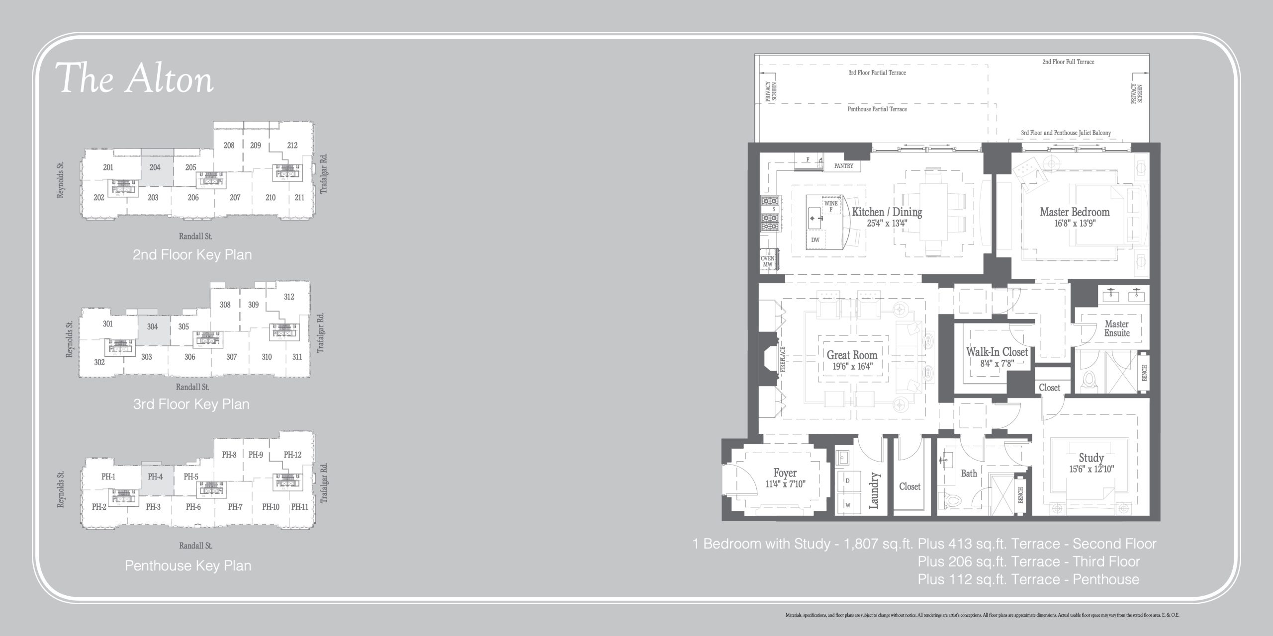 The Alton Suite 304 | Suite 204 floor plan