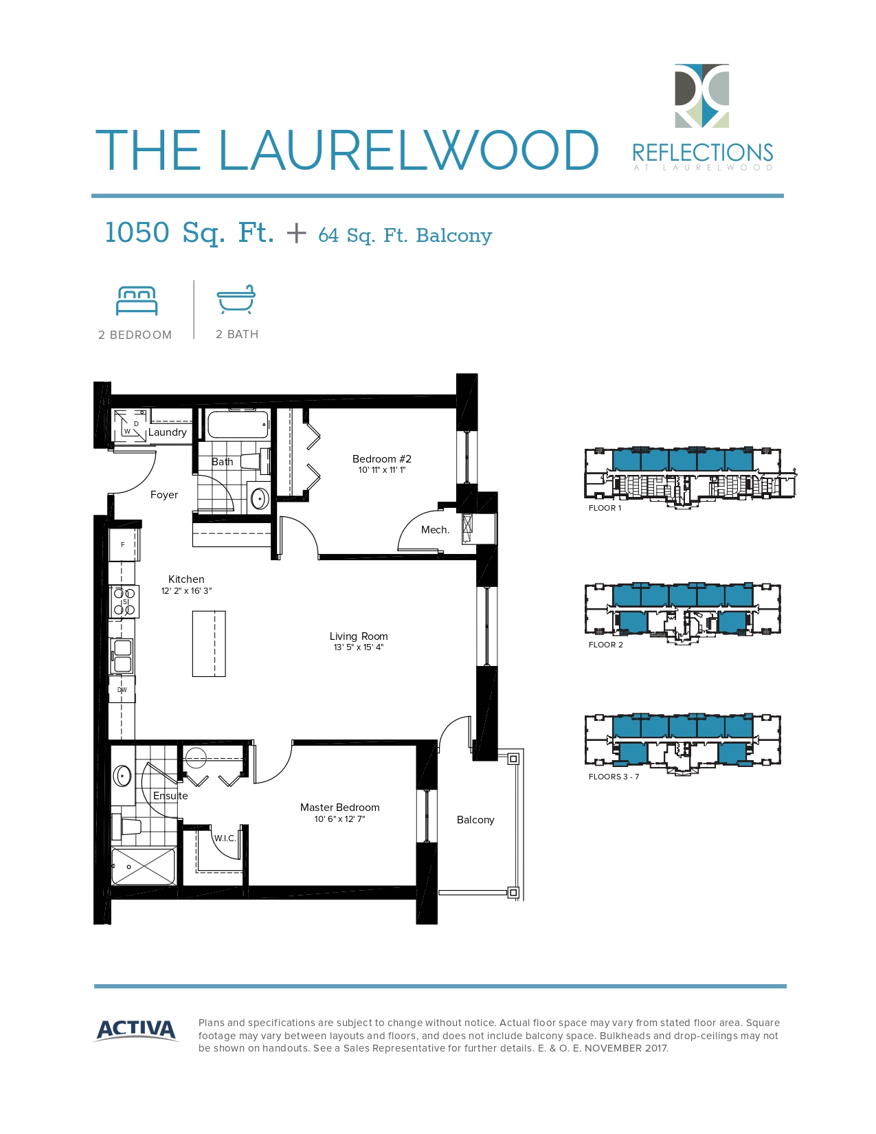 The Laurelwood floor plan