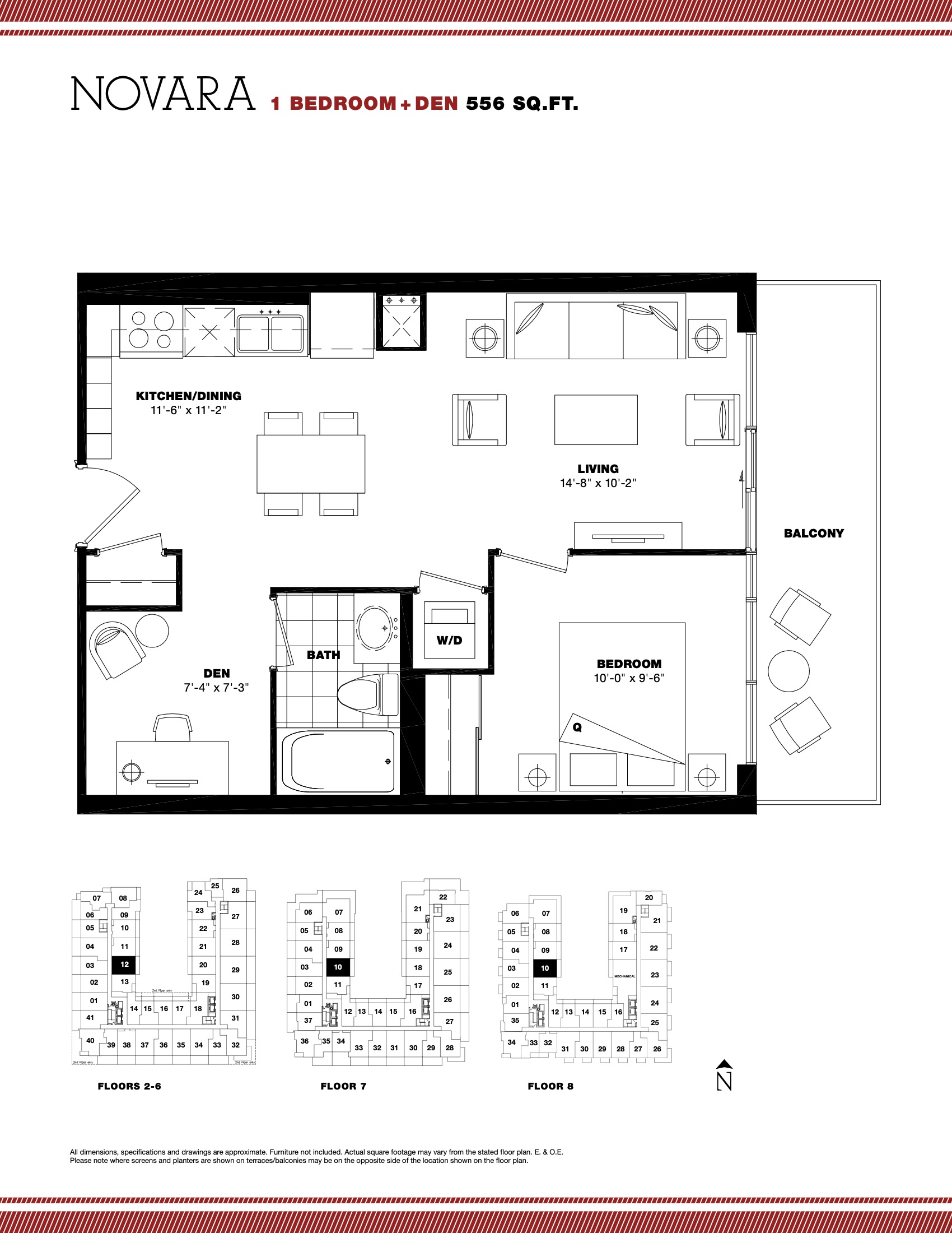 Novara floor plan