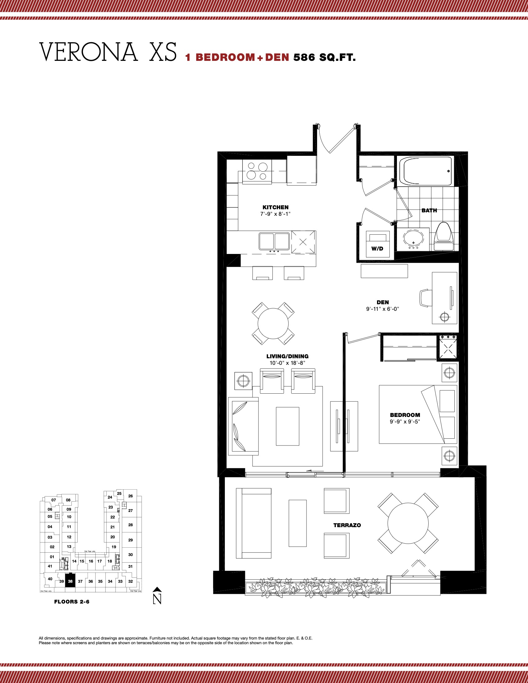 Verona XS floor plan