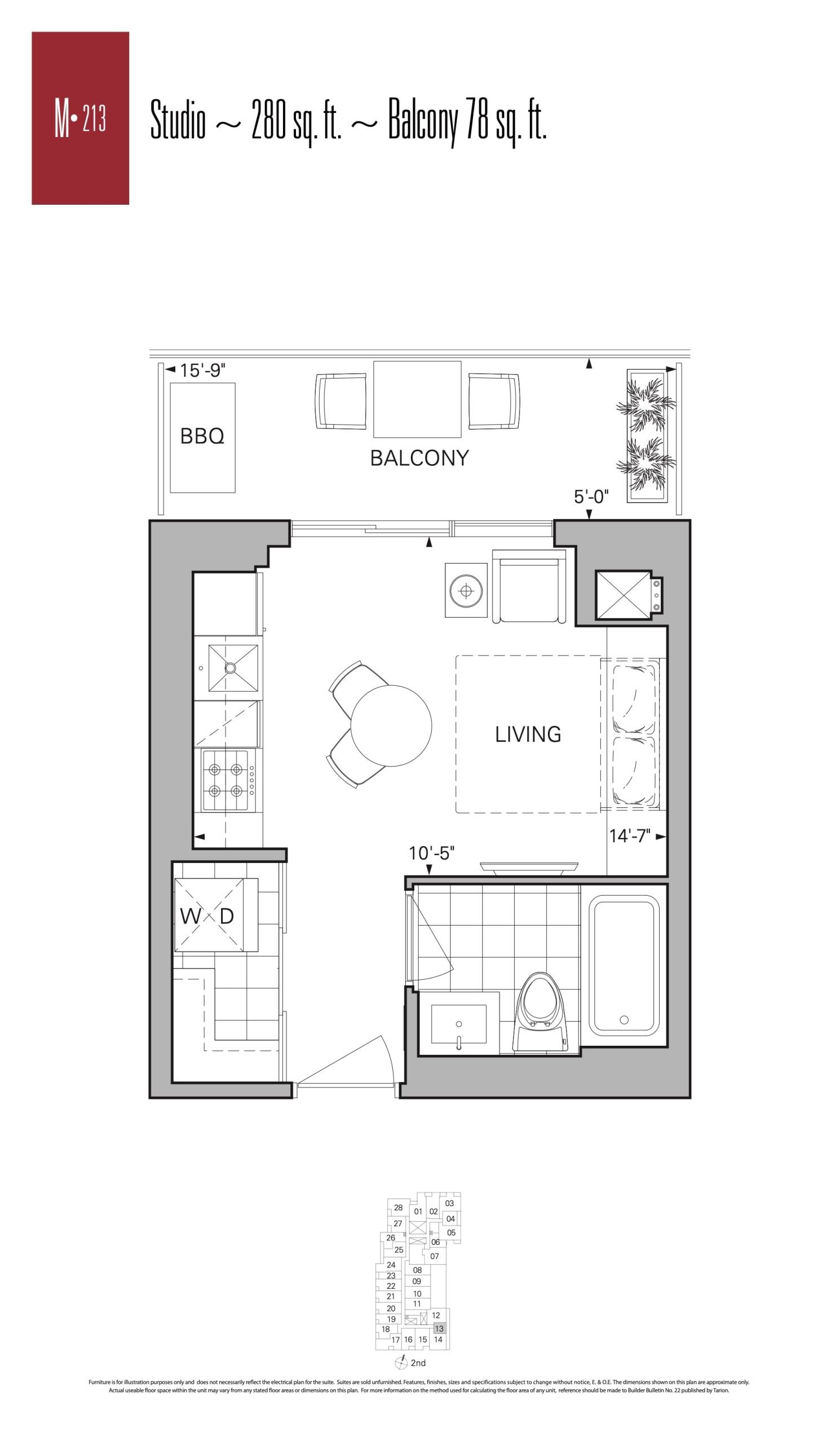 M-213 floor plan