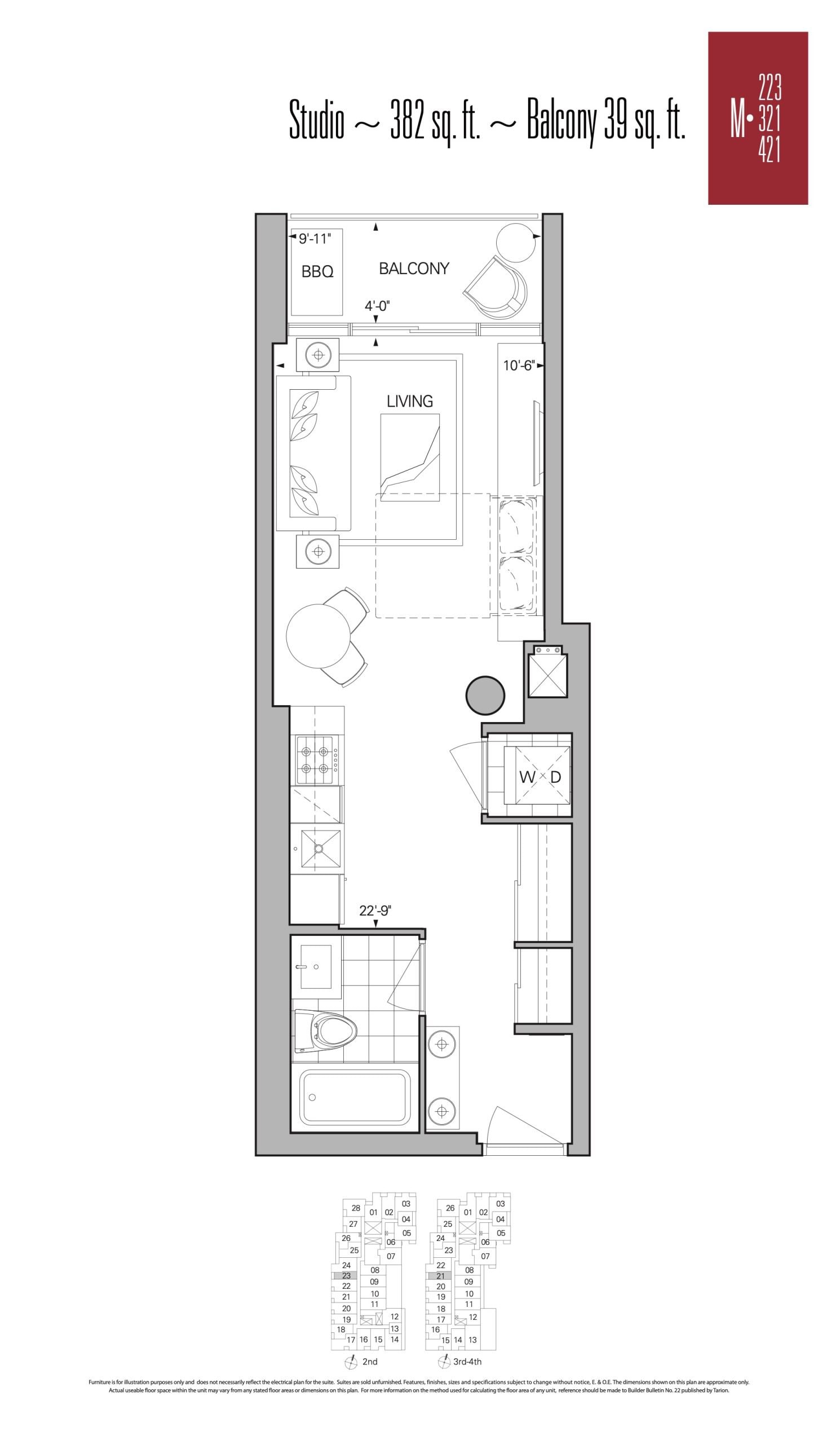 M-223 | M-321 | M-421 floor plan