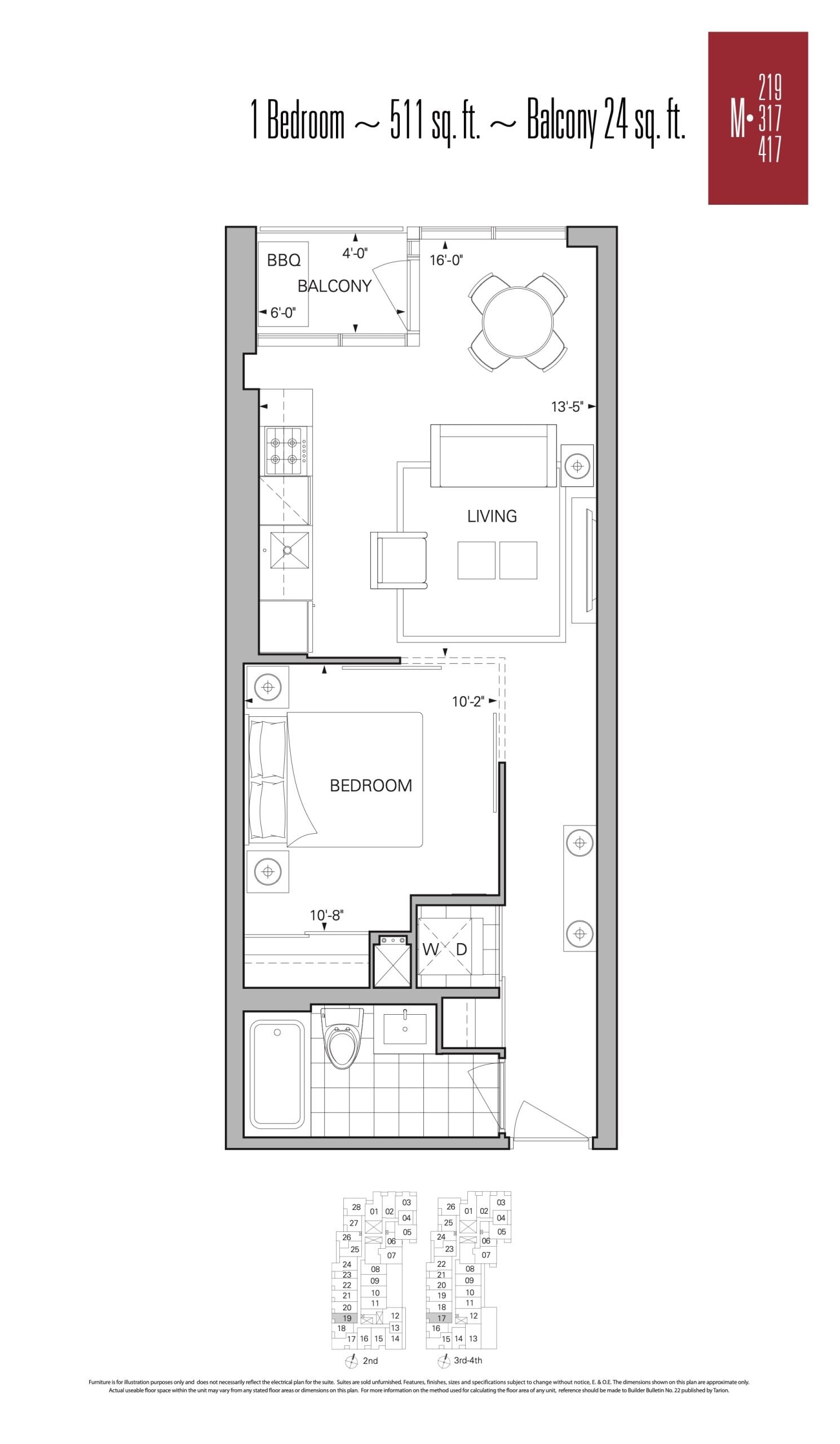M-219 | M-317 | M-417 floor plan