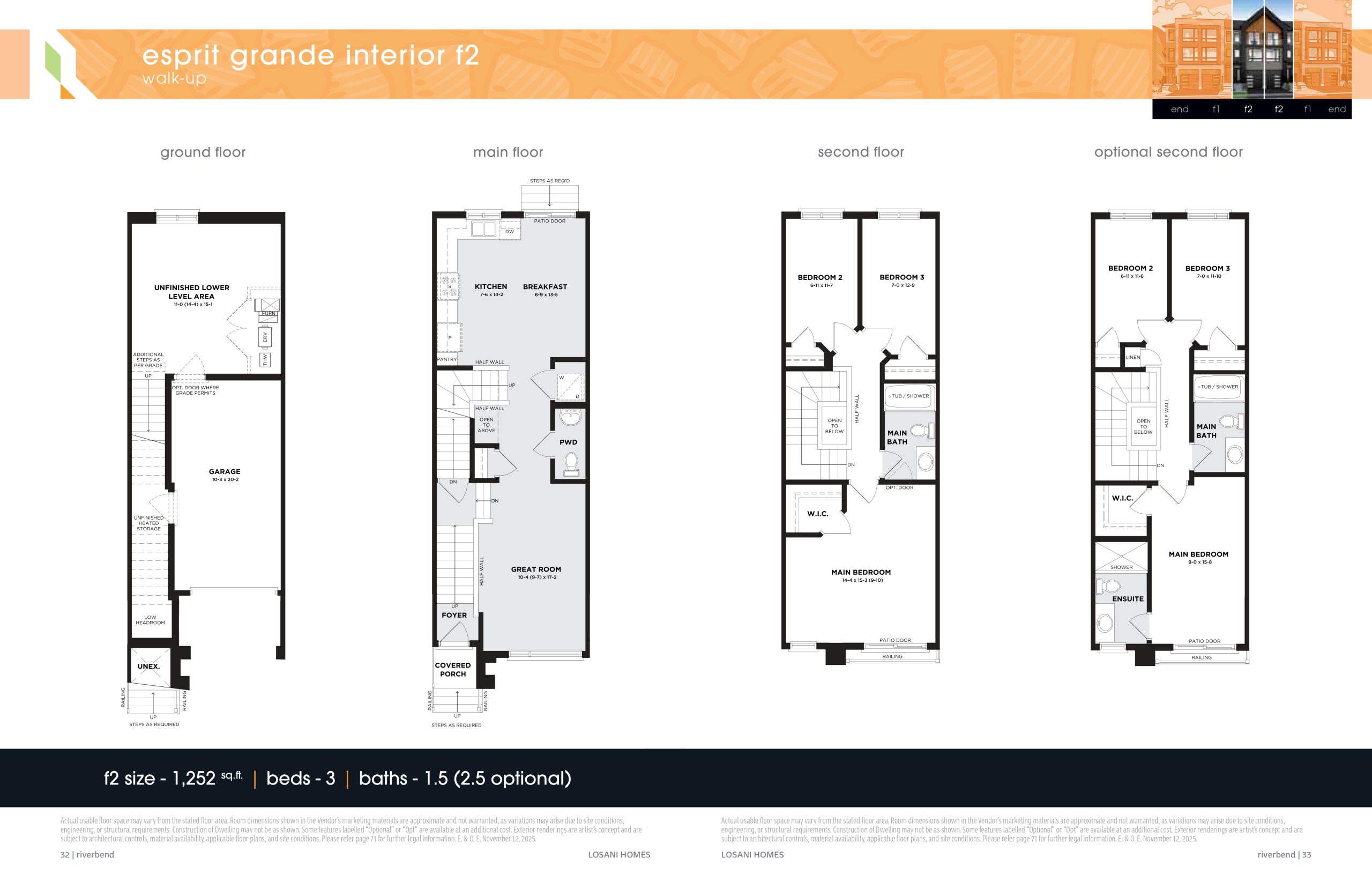 Esprit Grande Interior F2 floor plan