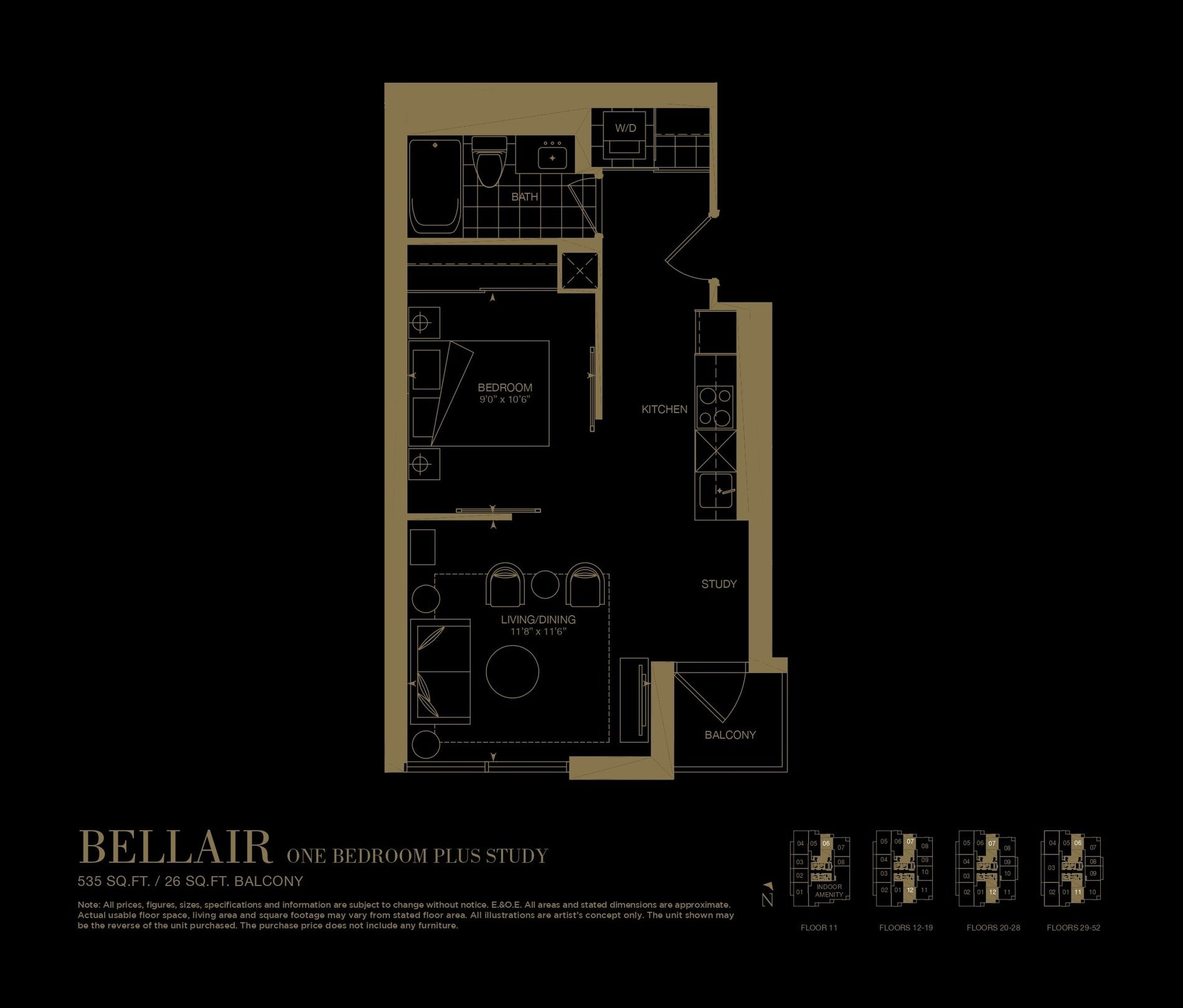 Bellair floor plan