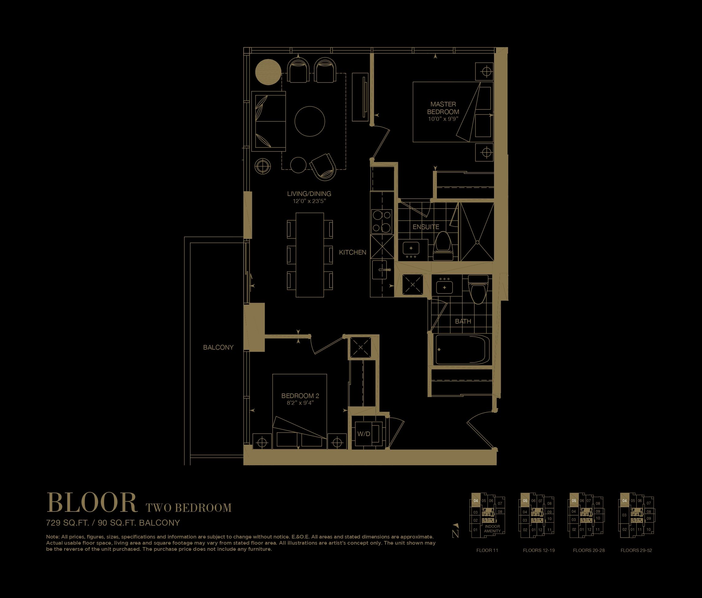 Bloor floor plan
