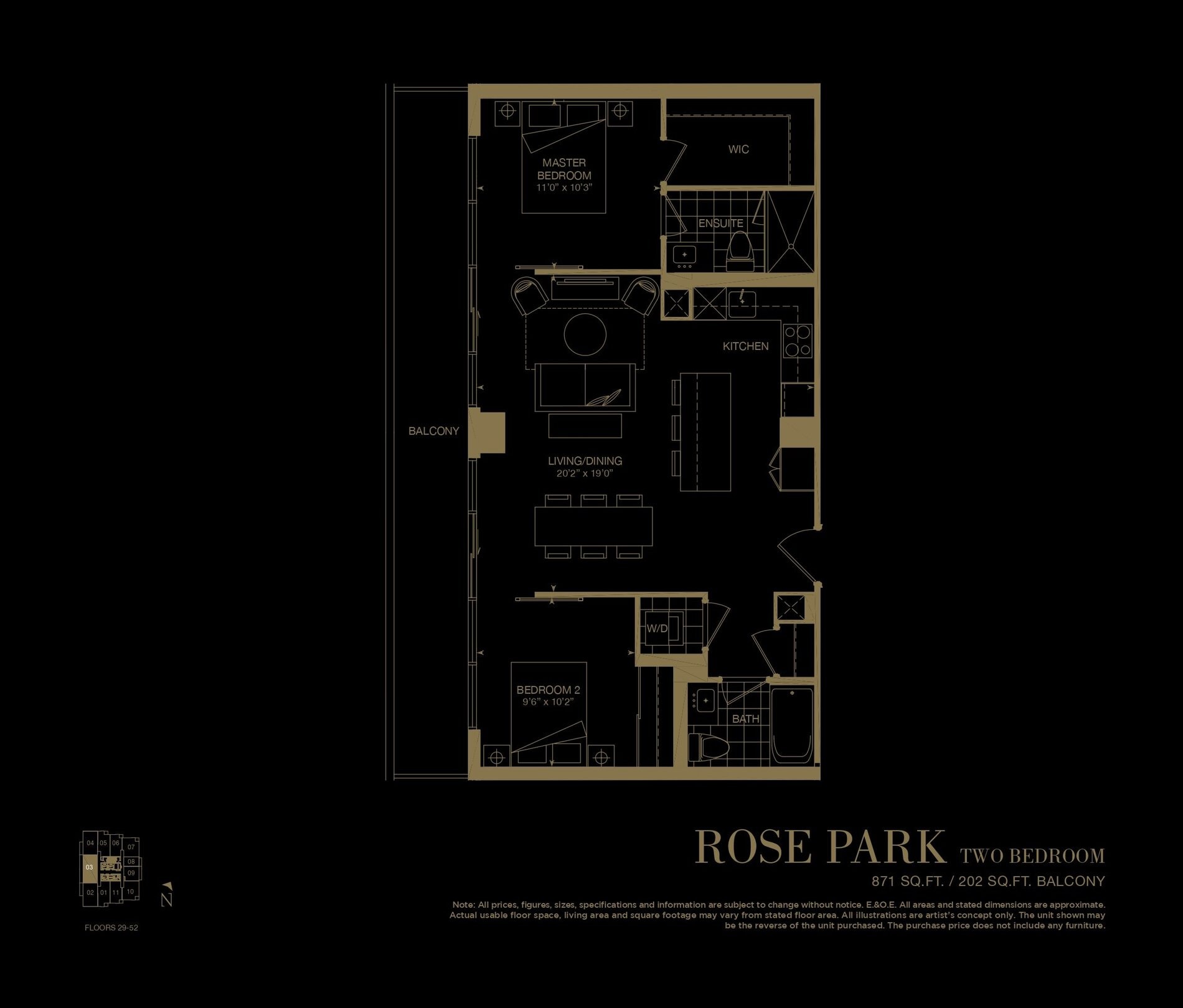 Rose Park floor plan