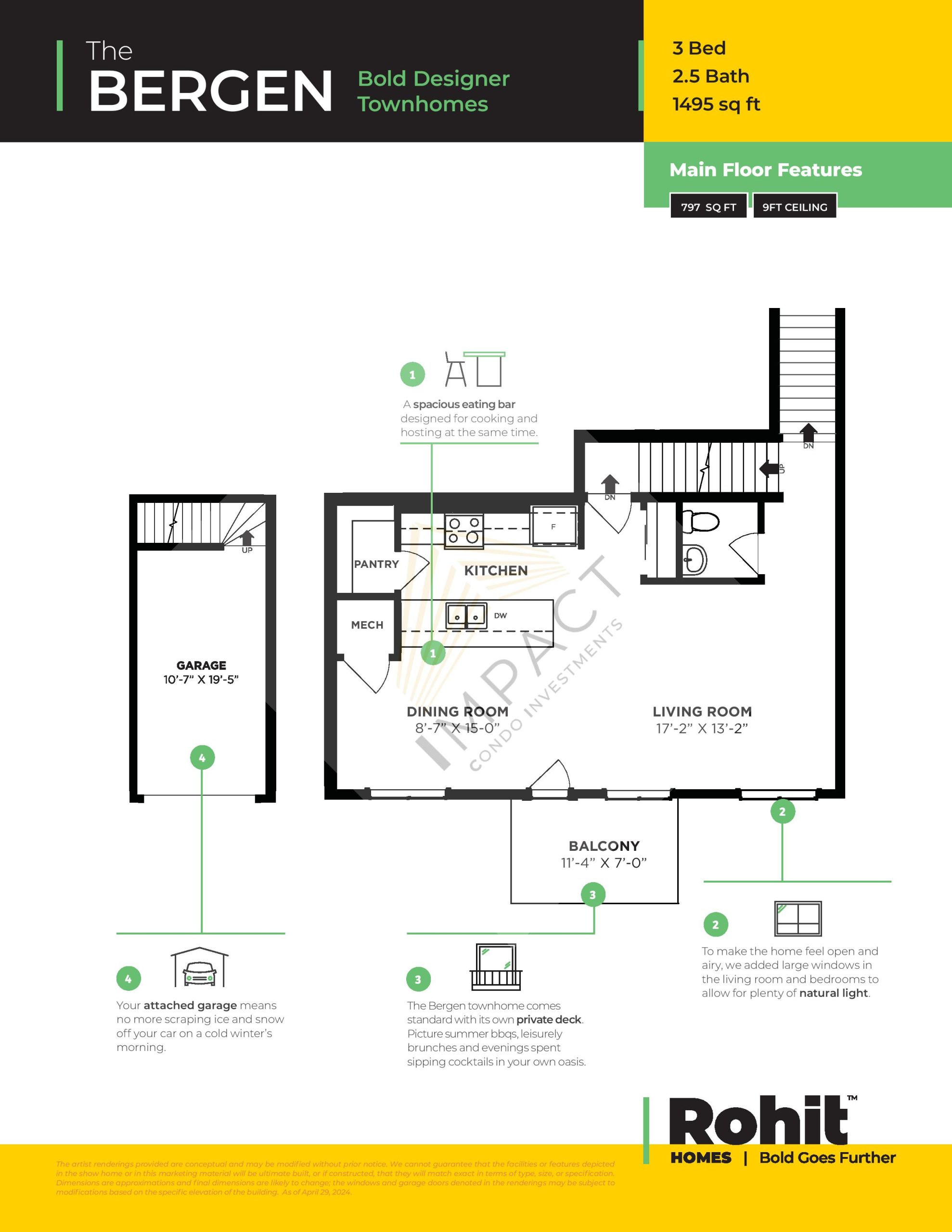 The Bergen floor plan