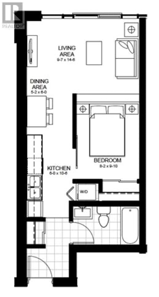 Sage Platinum Condos beds baths Studio floor plan