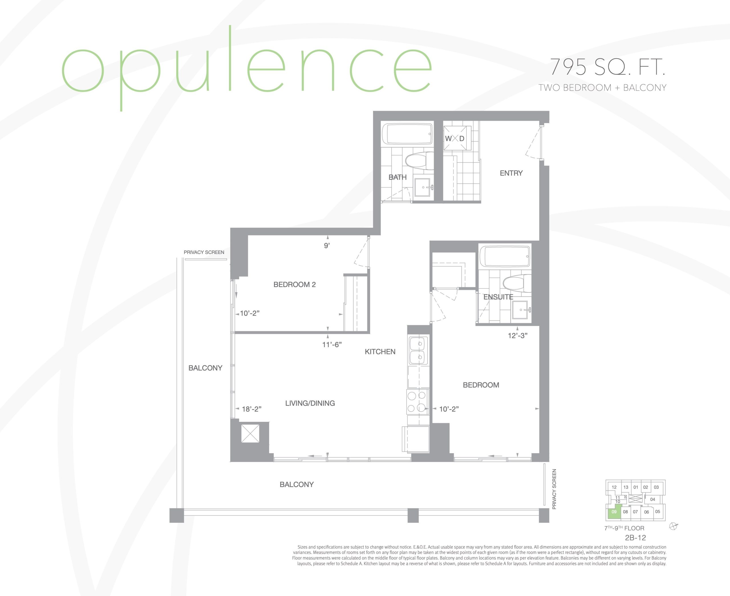 Opulence floor plan