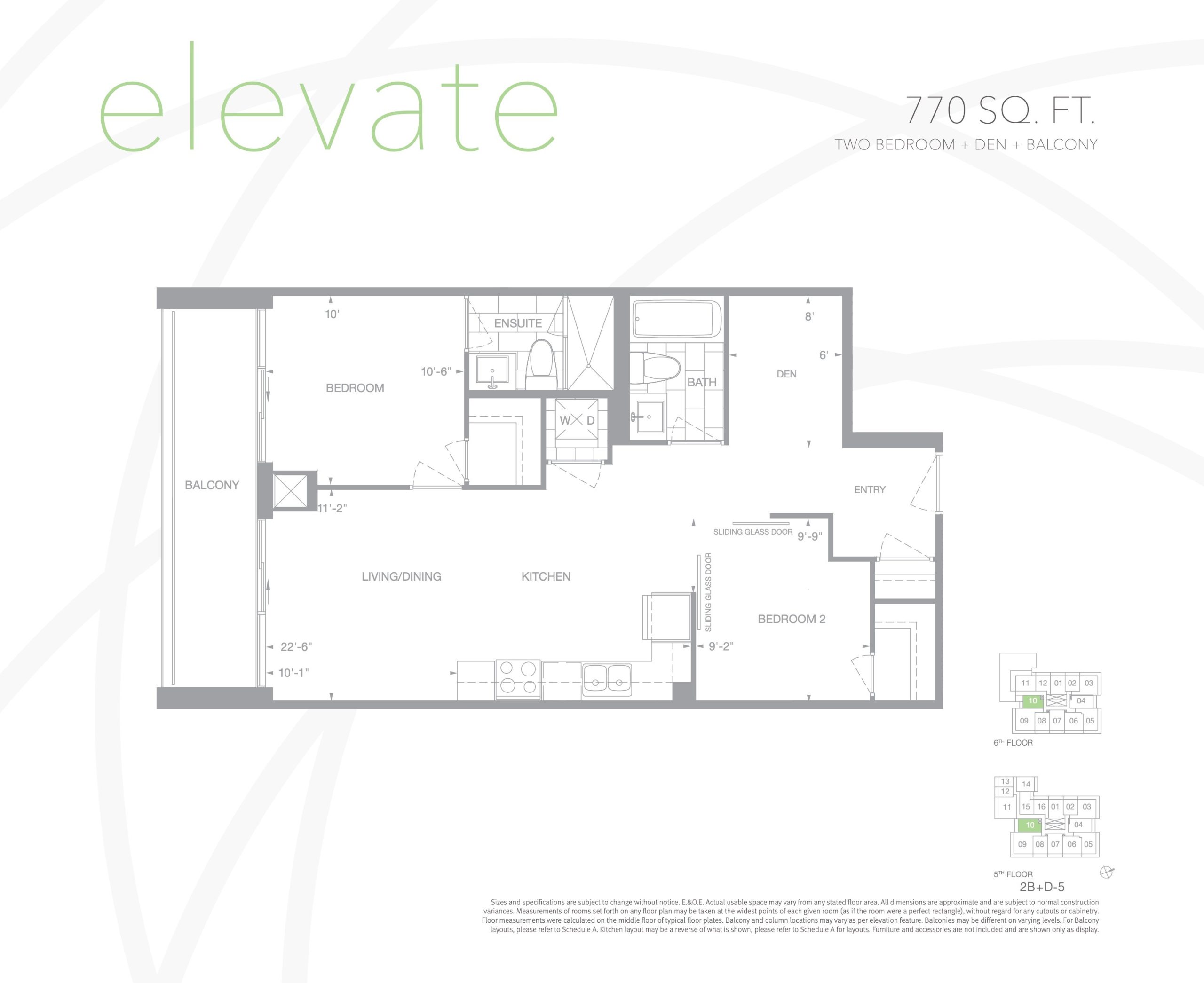 Elevate floor plan
