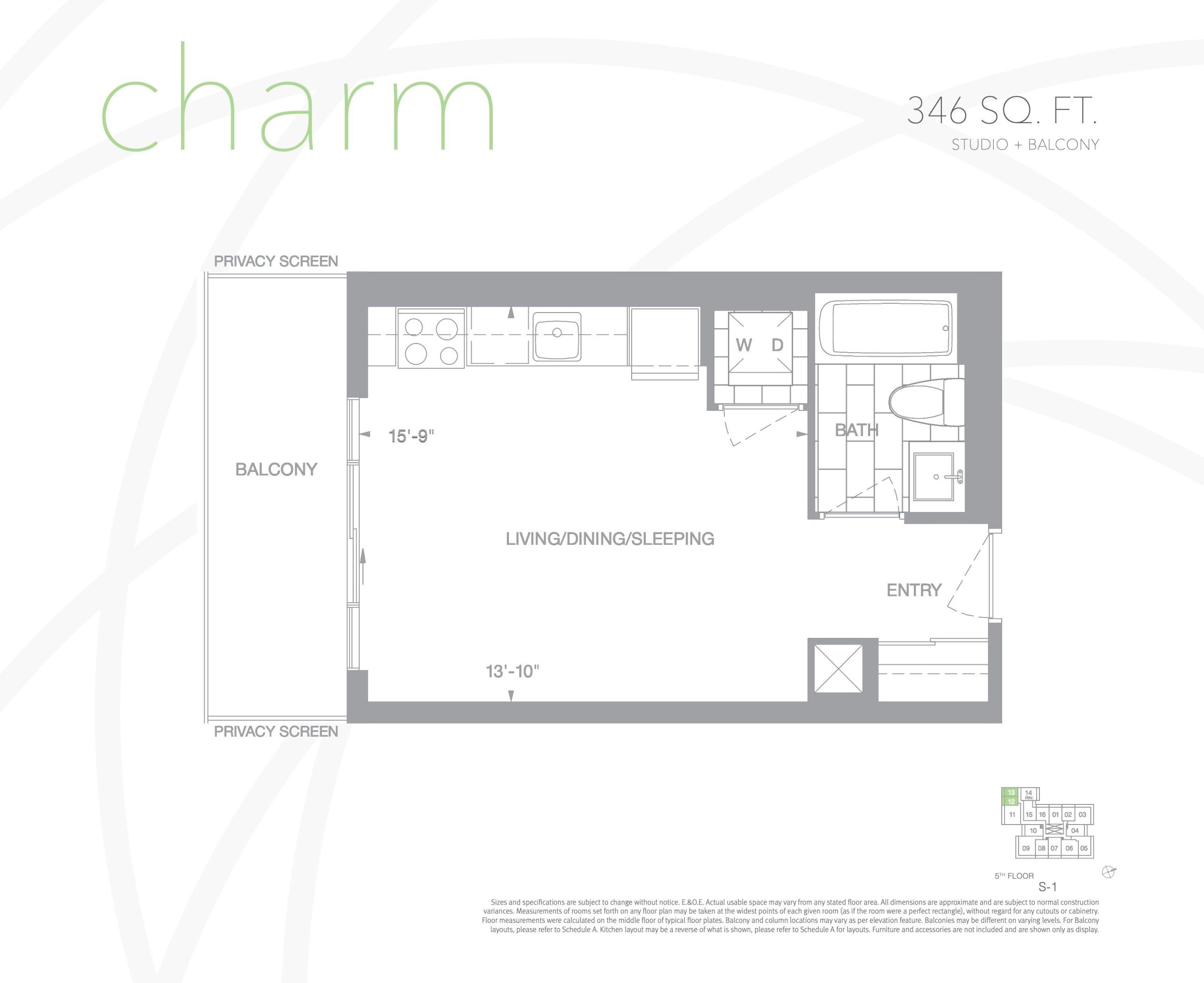 Charm floor plan