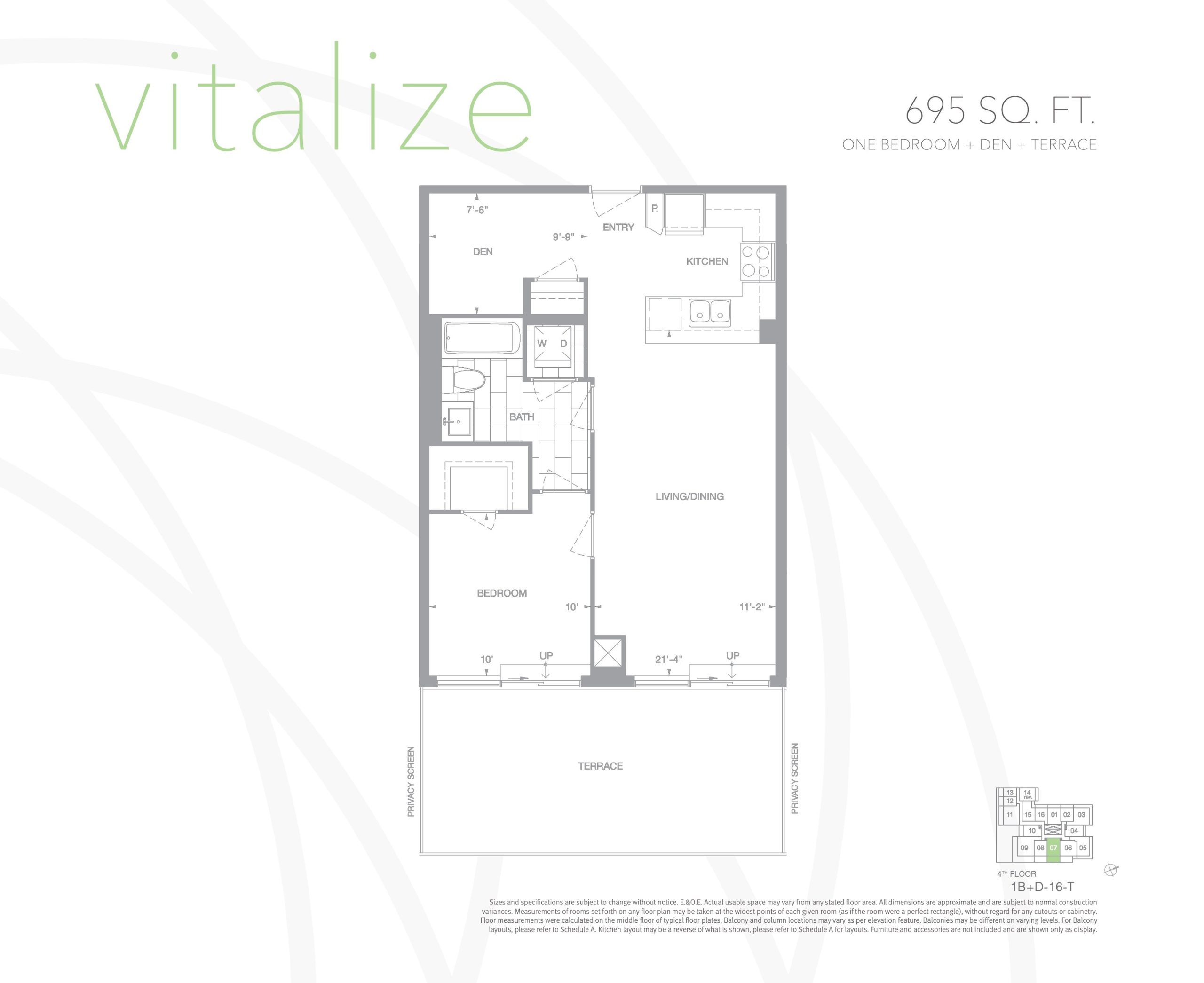 Vitalize floor plan