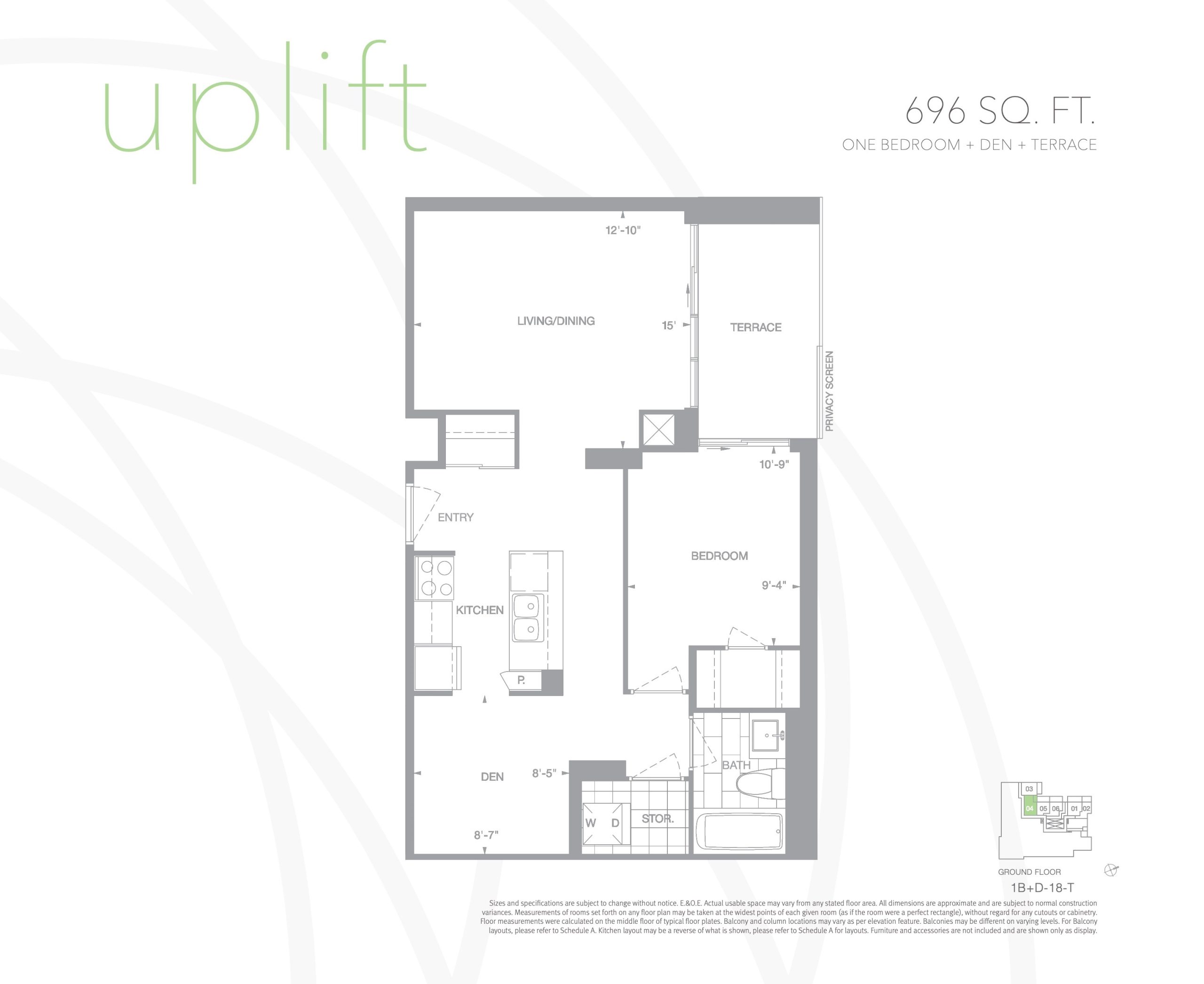 Uplift floor plan
