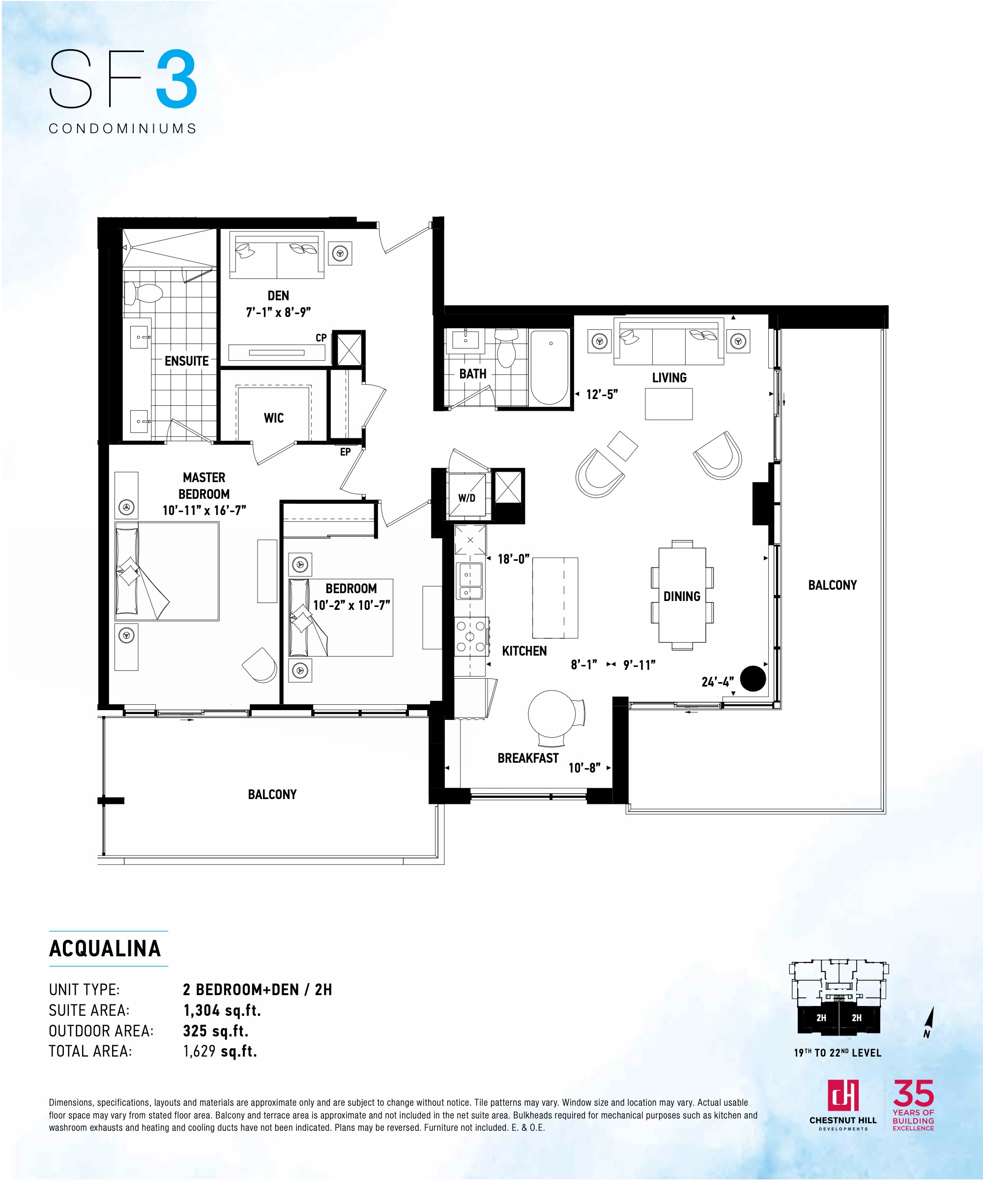 Acqualina floor plan