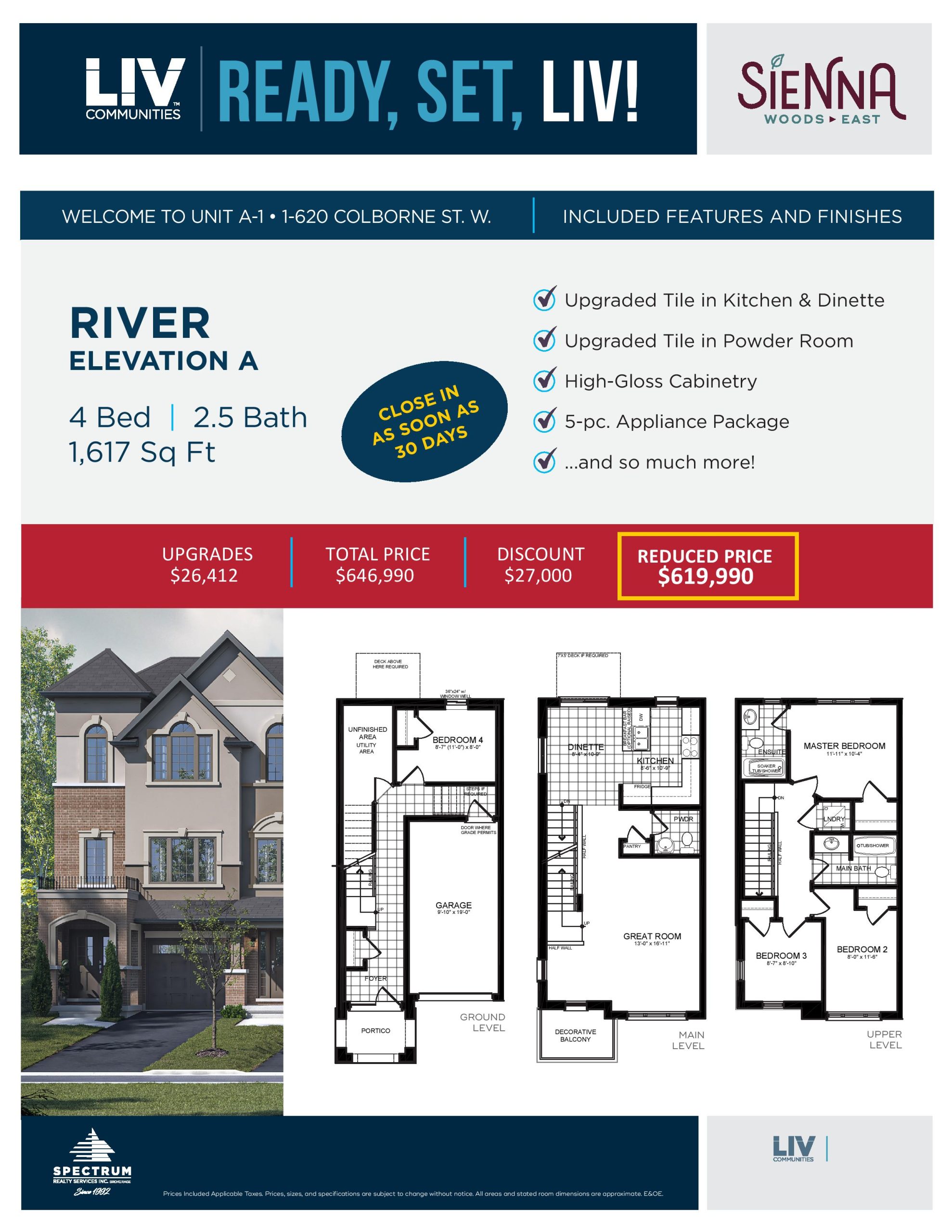 River (A-1) floor plan