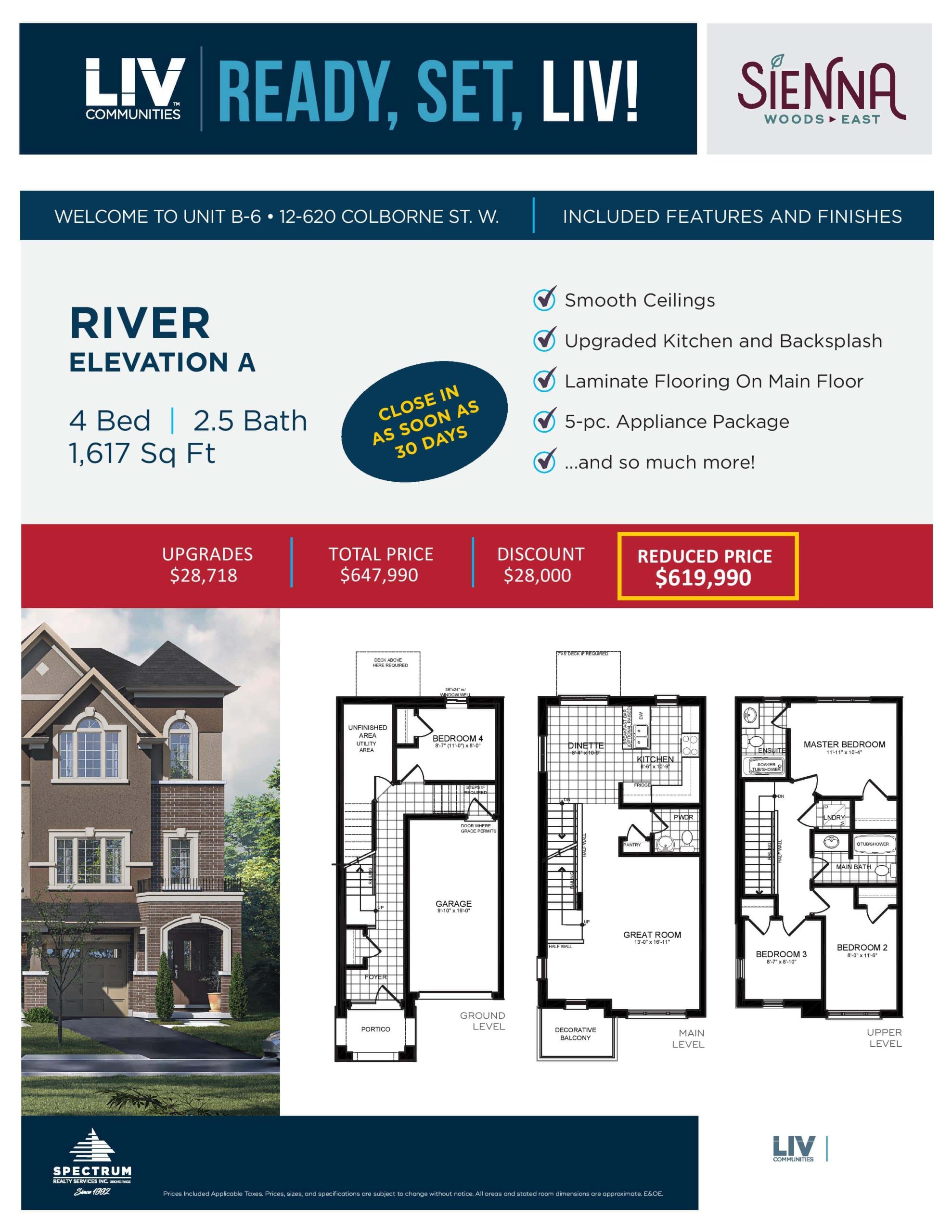 River (B-6) floor plan