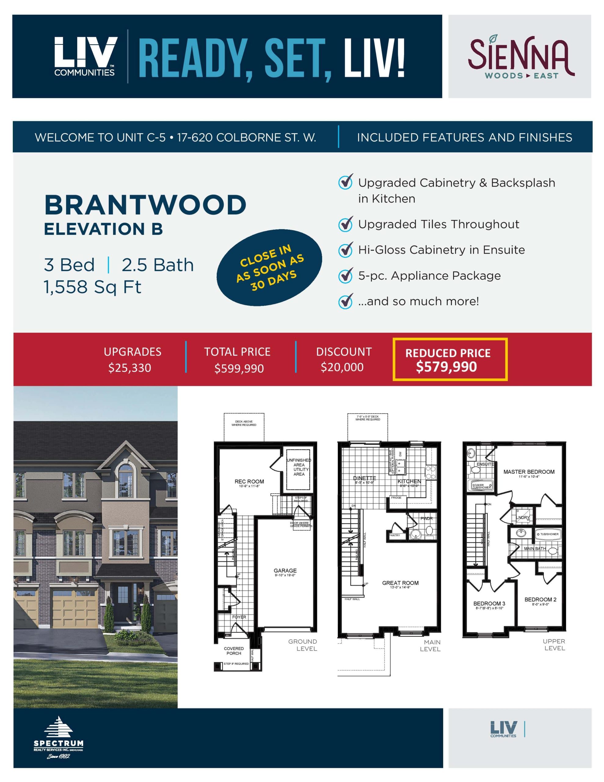 Brantwood (C-5) floor plan