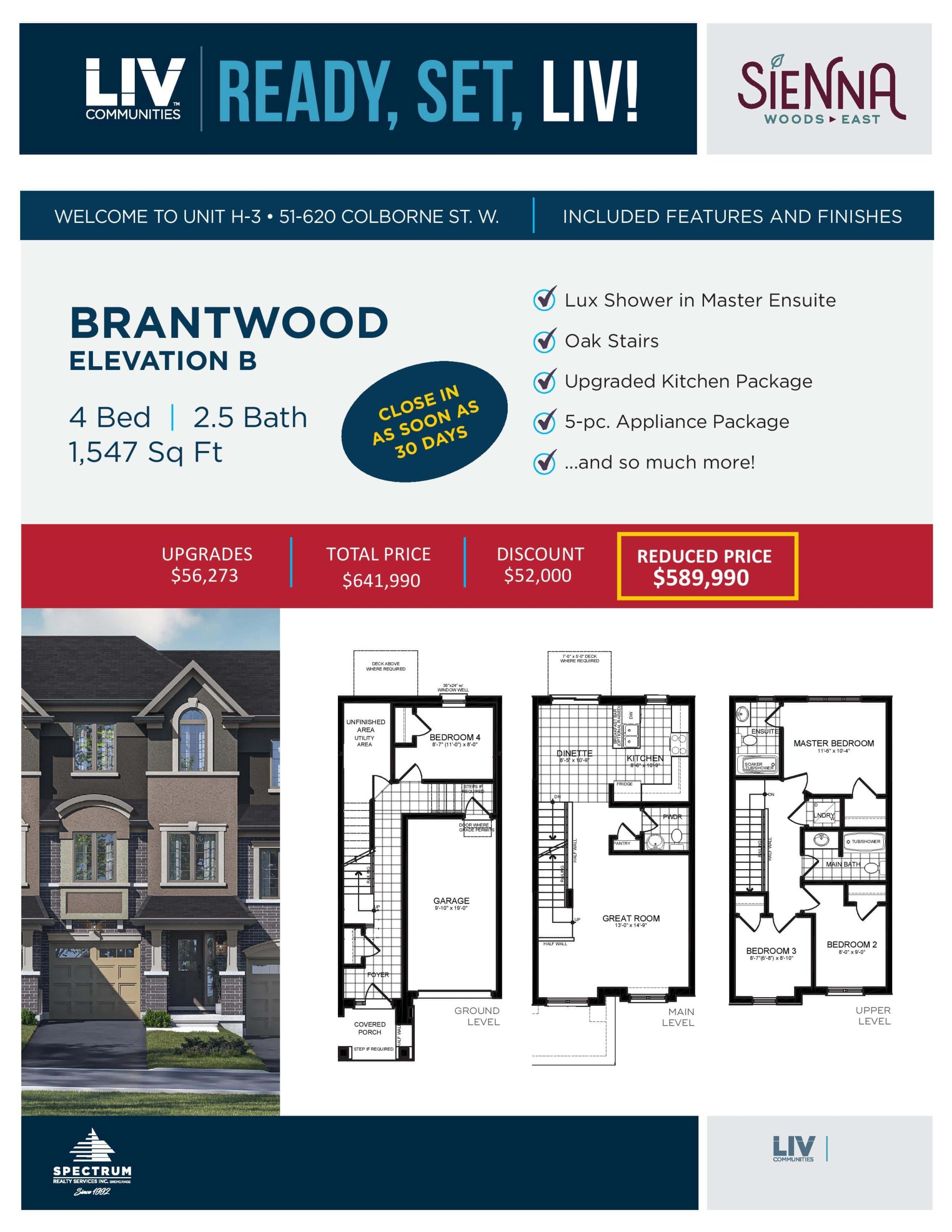 Brantwood (H-3) floor plan