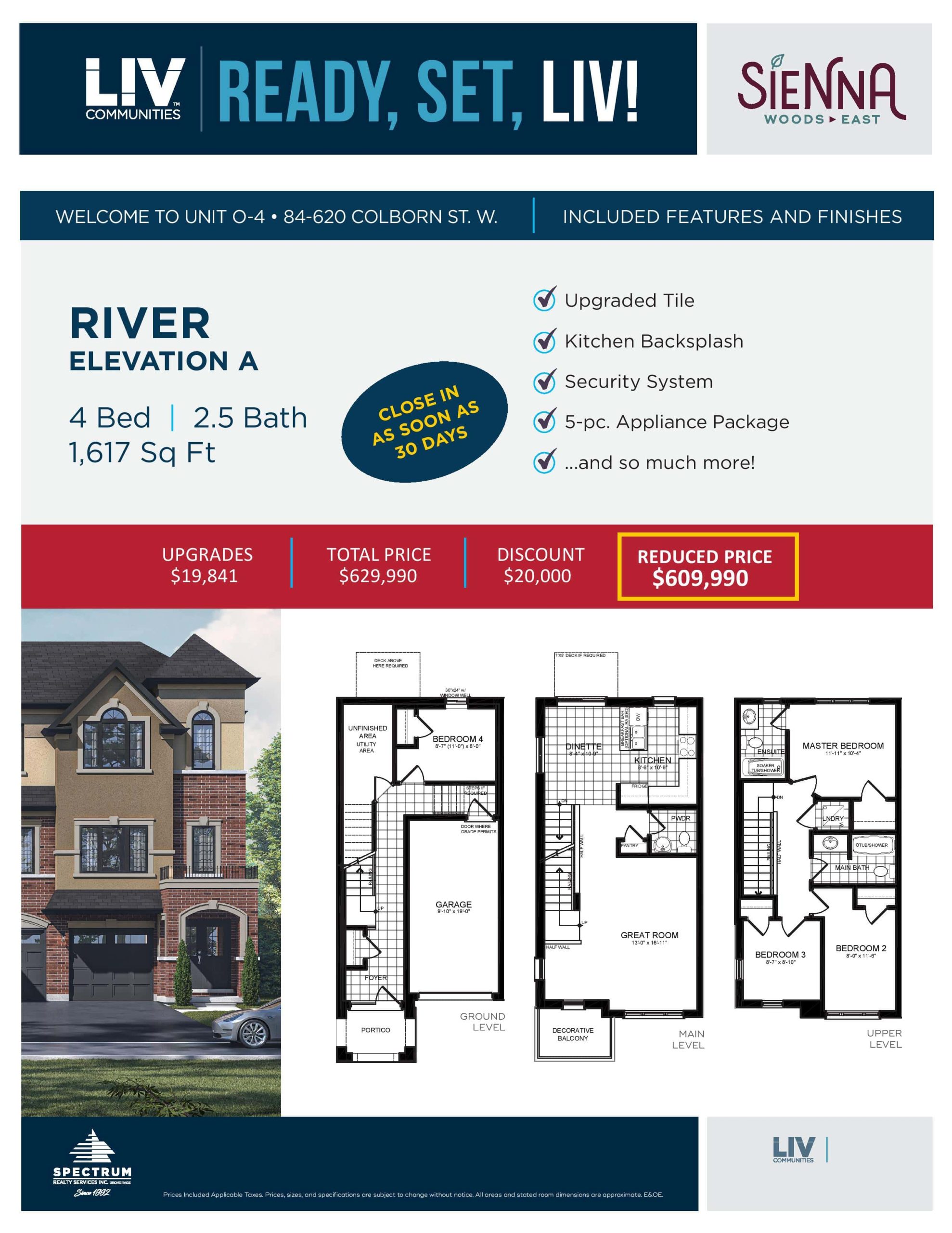River (O-4) floor plan