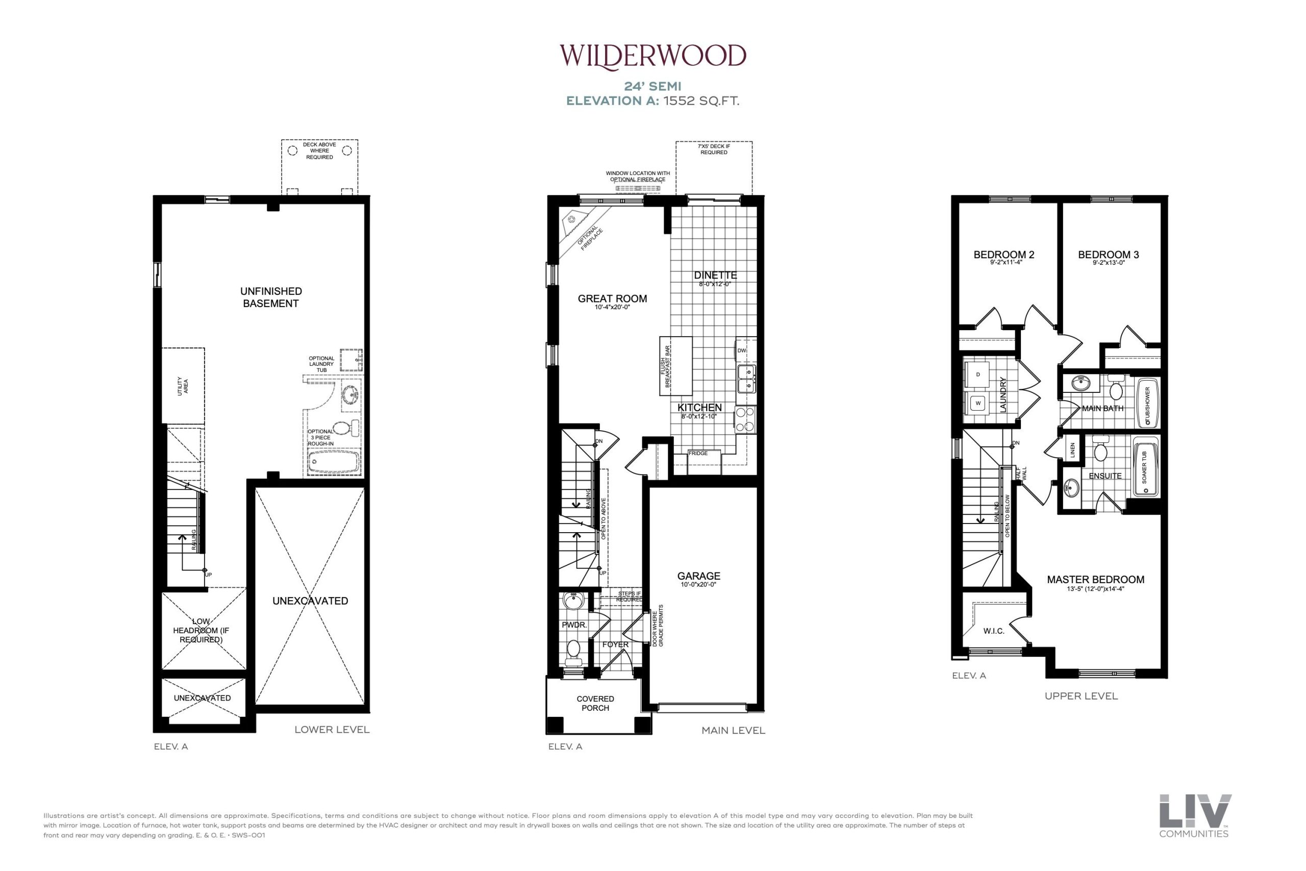Wilderwood floor plan