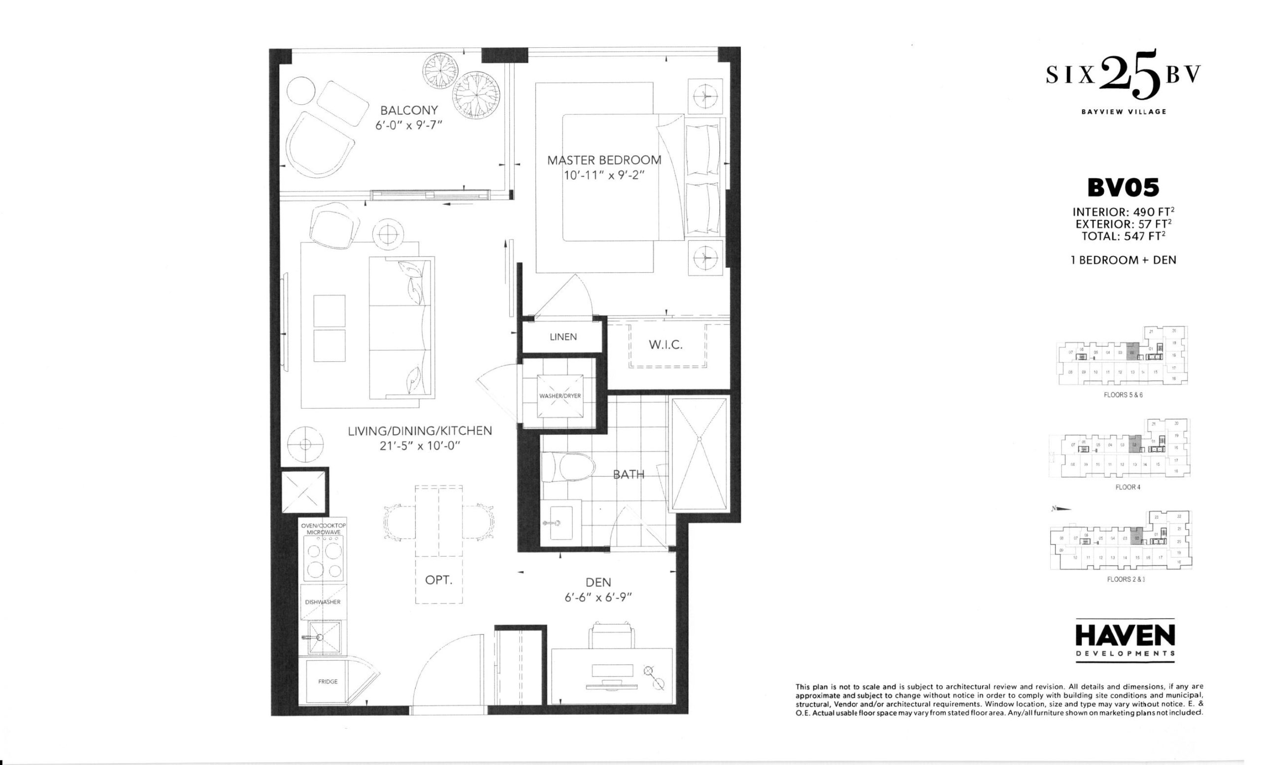BV05 floor plan