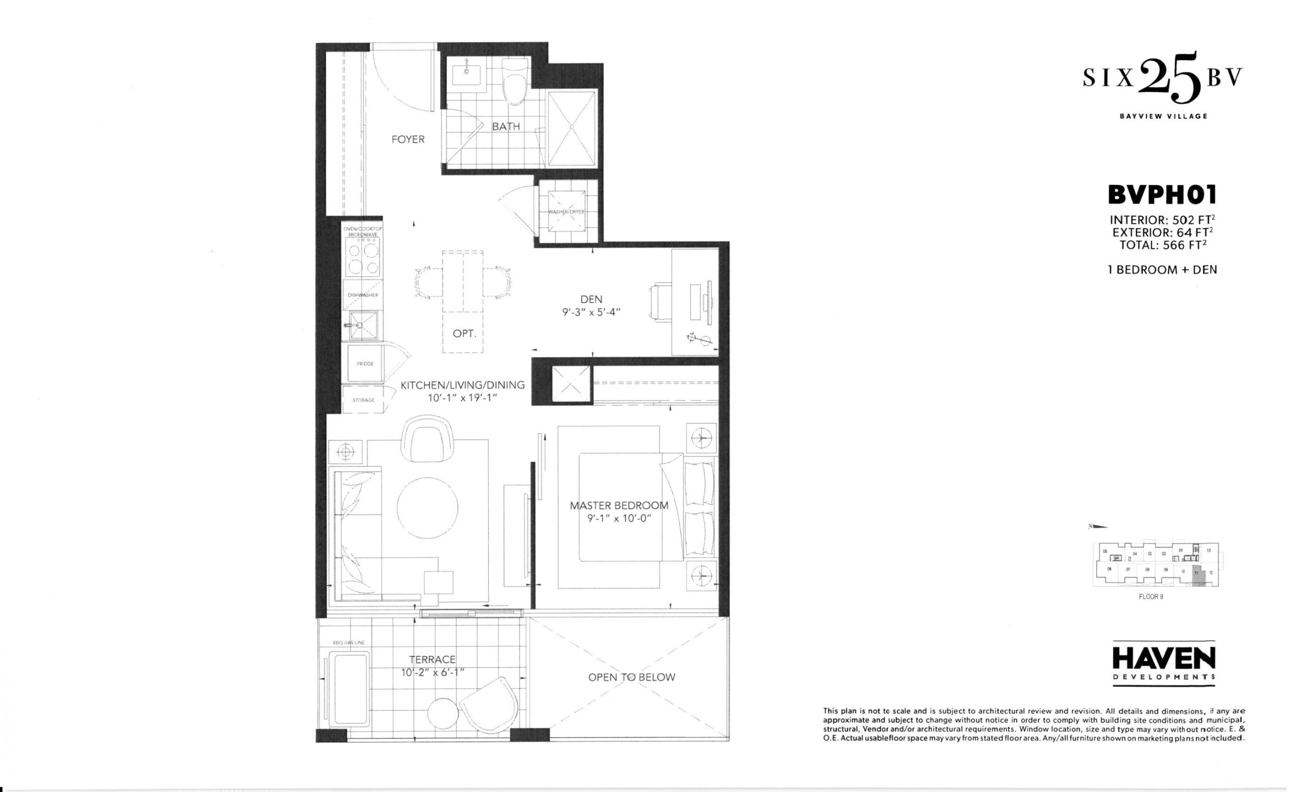 BVPH01 floor plan