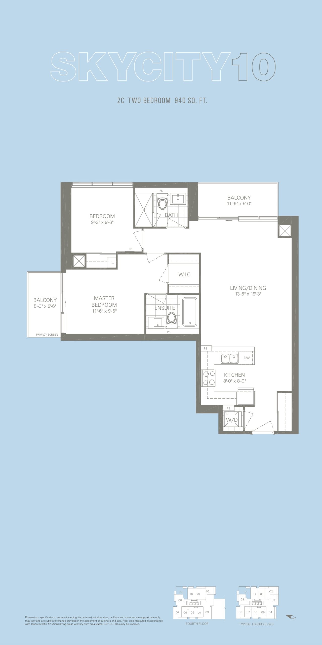 SkyCity10 floor plan