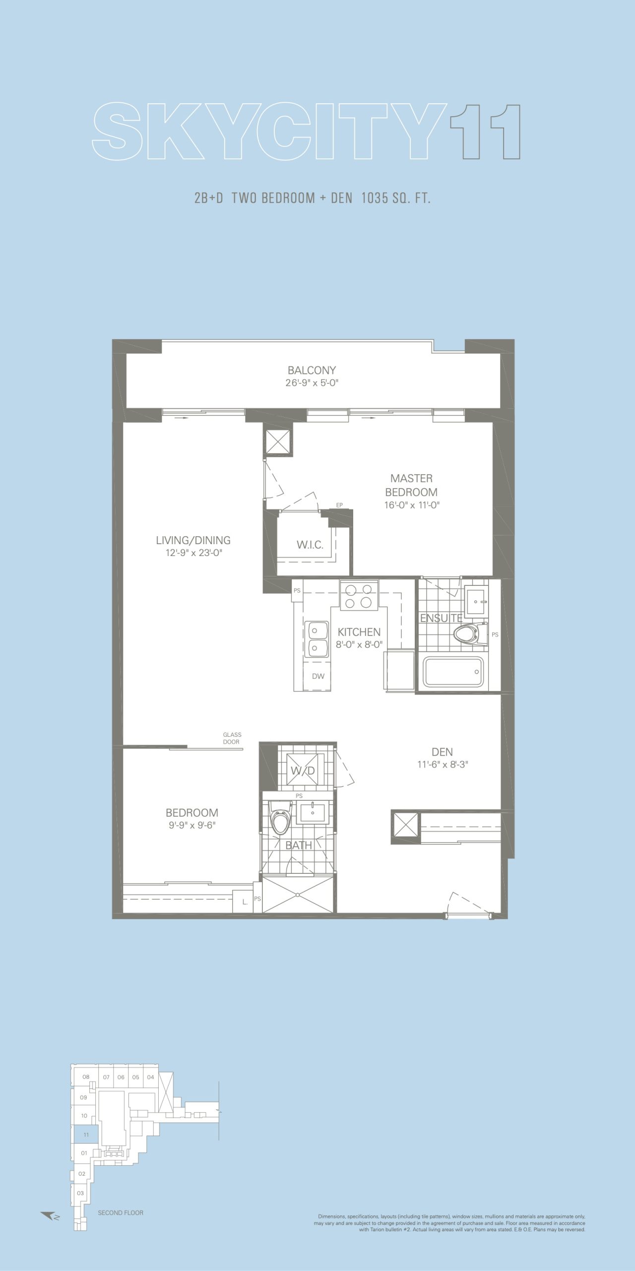 SkyCity11 floor plan